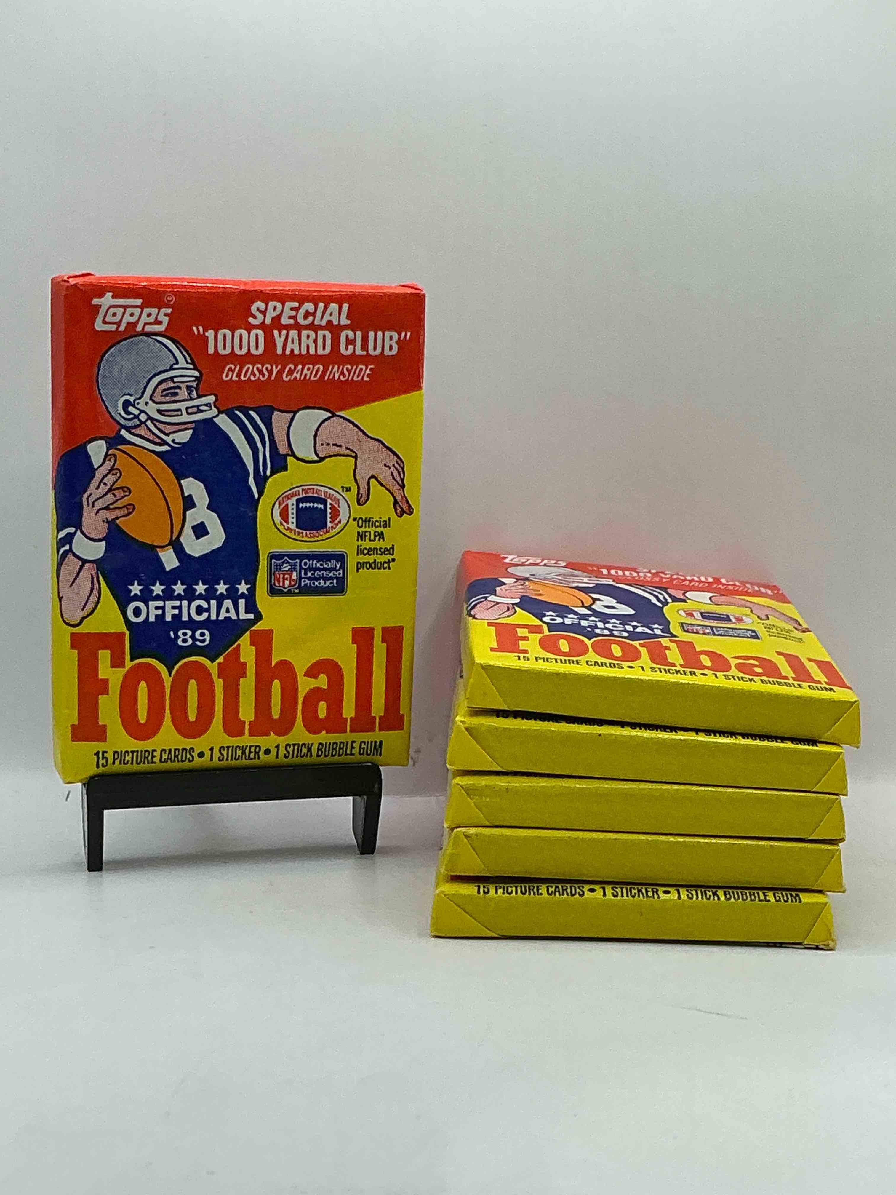 1989 Topps Football Unopened Sports Card Wax Packs! Straight From Original Box!Search For Deion Sanders Rookie Cards! Along With Valuable Jerry Rice, Bo Jackson & Other 80's Stars!