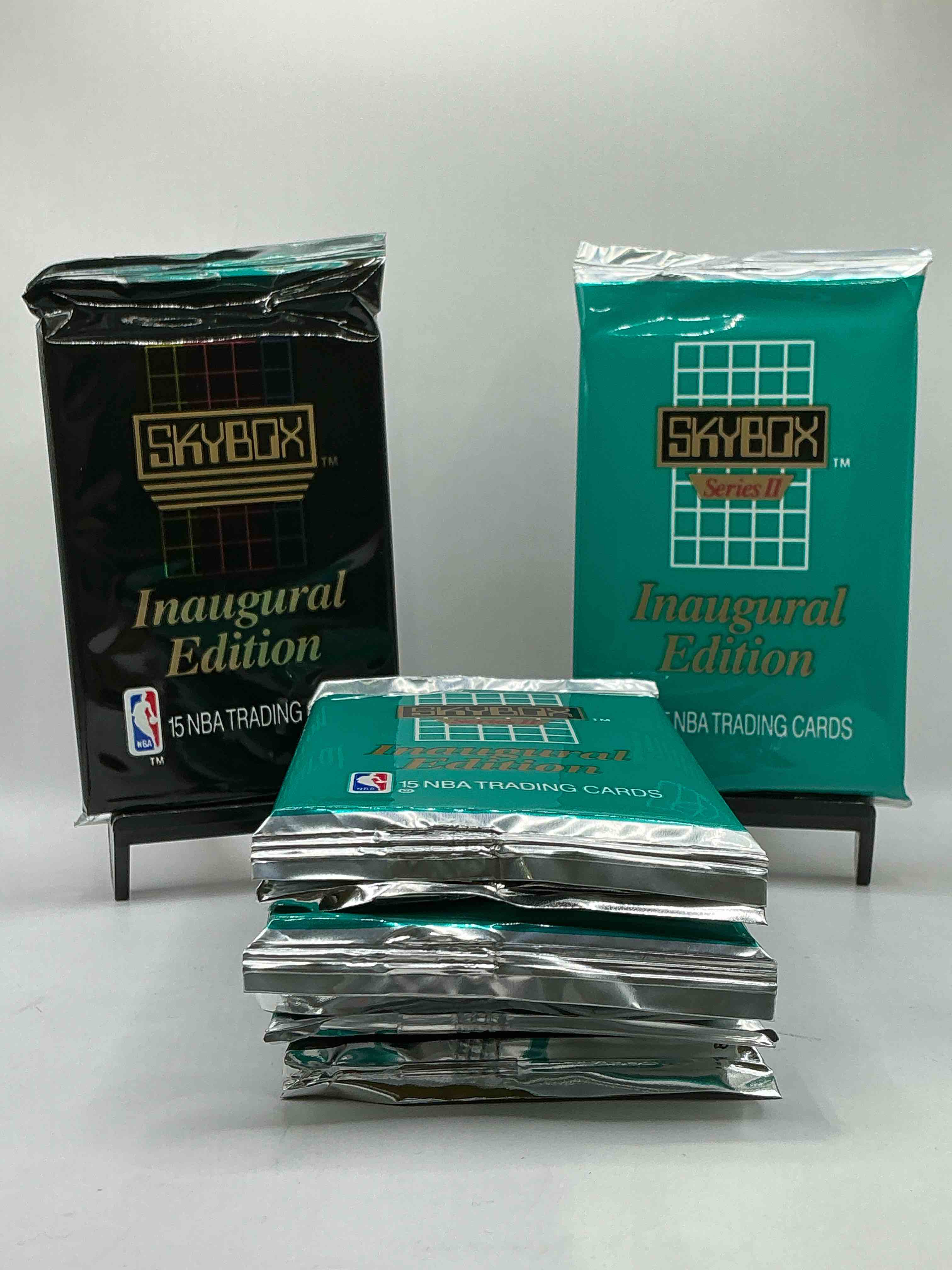 Michael Jordan, Magic Johnson & More! Search For So Many NBA Legends & Stars! 1990-91 Skybox Series Il Unopened Pocks! Direct From Original Box! These Packs Are Sought After For Ther Eye-Catching Teal Look & Awesome Cards! Search For Valuable Michael Jordan, Larry Bird & Magic Johnson Cards! Along With Other Stars!