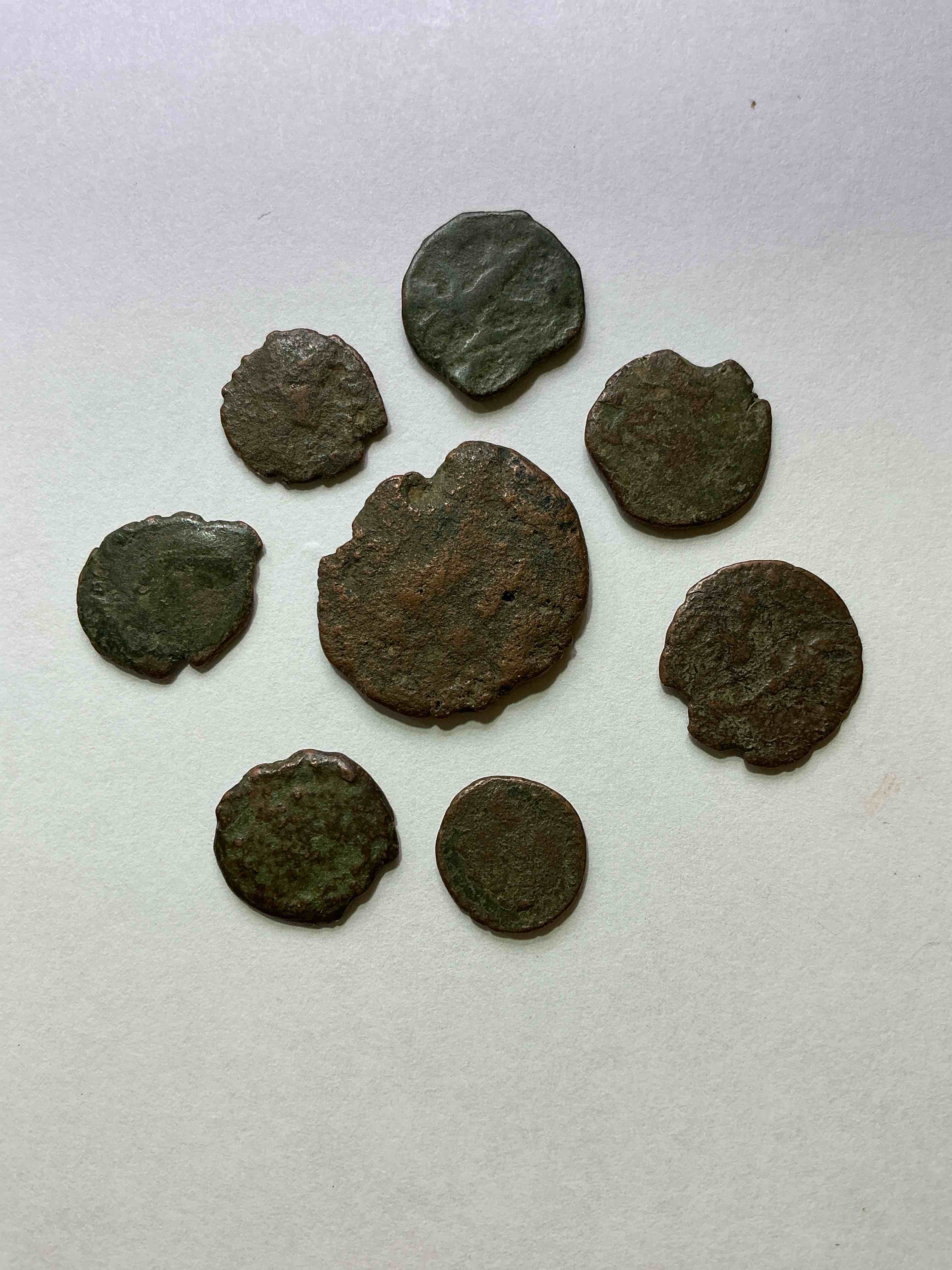 Ancient Roman Coins! 1,600-1,700 YEARS OLD Approximately! Check Out These Amazing Authentic Pieces Of History, Ancient Roman Bronze Coins From The Approx 300 to 400 A.D Era... Serious Pieces Of History & Serious Collector Items! Own Authentic Pieces Of Ancient History!