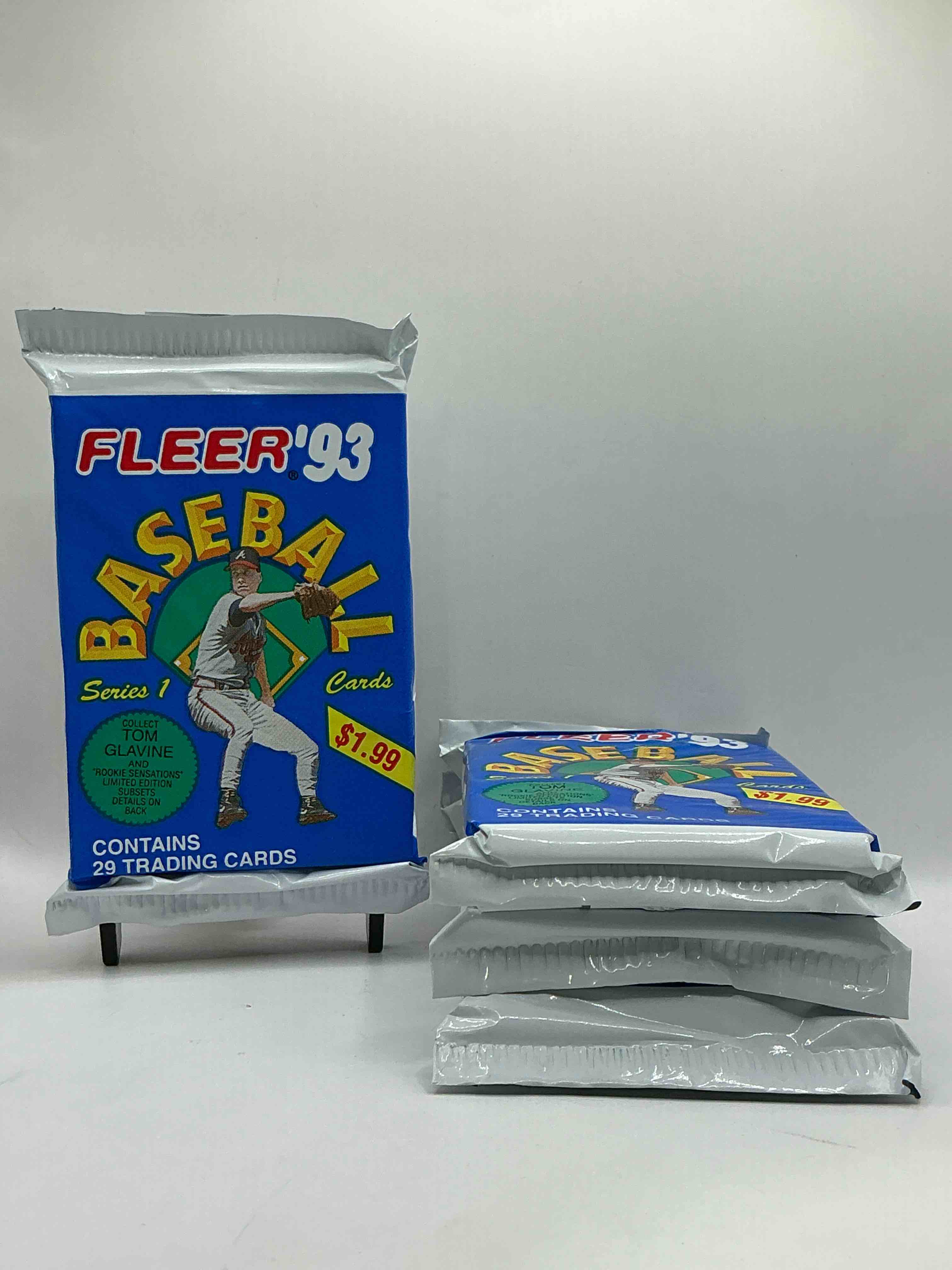 Limited Edition Tom Glavine!? 1993 Fleer Series 1 Unopened Packs, Straight From Box! Search For Rare Tom Glavine Subset Cards, Ken Griffey Jr, Don Mattingly & More!