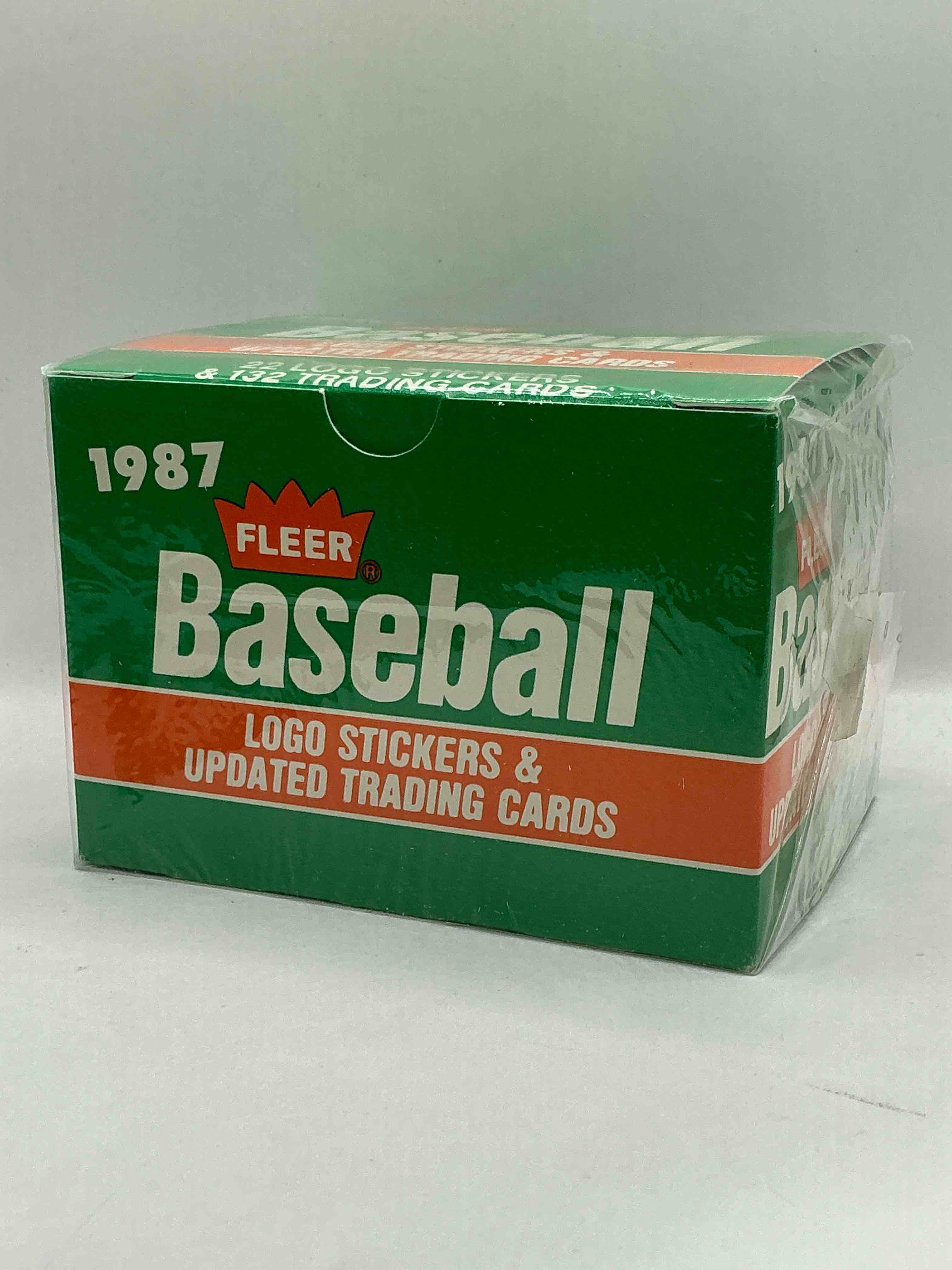 1987 Fleer Baseball Updated Traded Series Set Box! Logo Stickers & Trading Cards, Look For Your Favorite Baseball Legends! Jose Canseco, Tony Gwynn, Nolan Ryan & More! Search For These Legends & More In This 1987 Fleer Baseball Still Originally Wrapped Box!