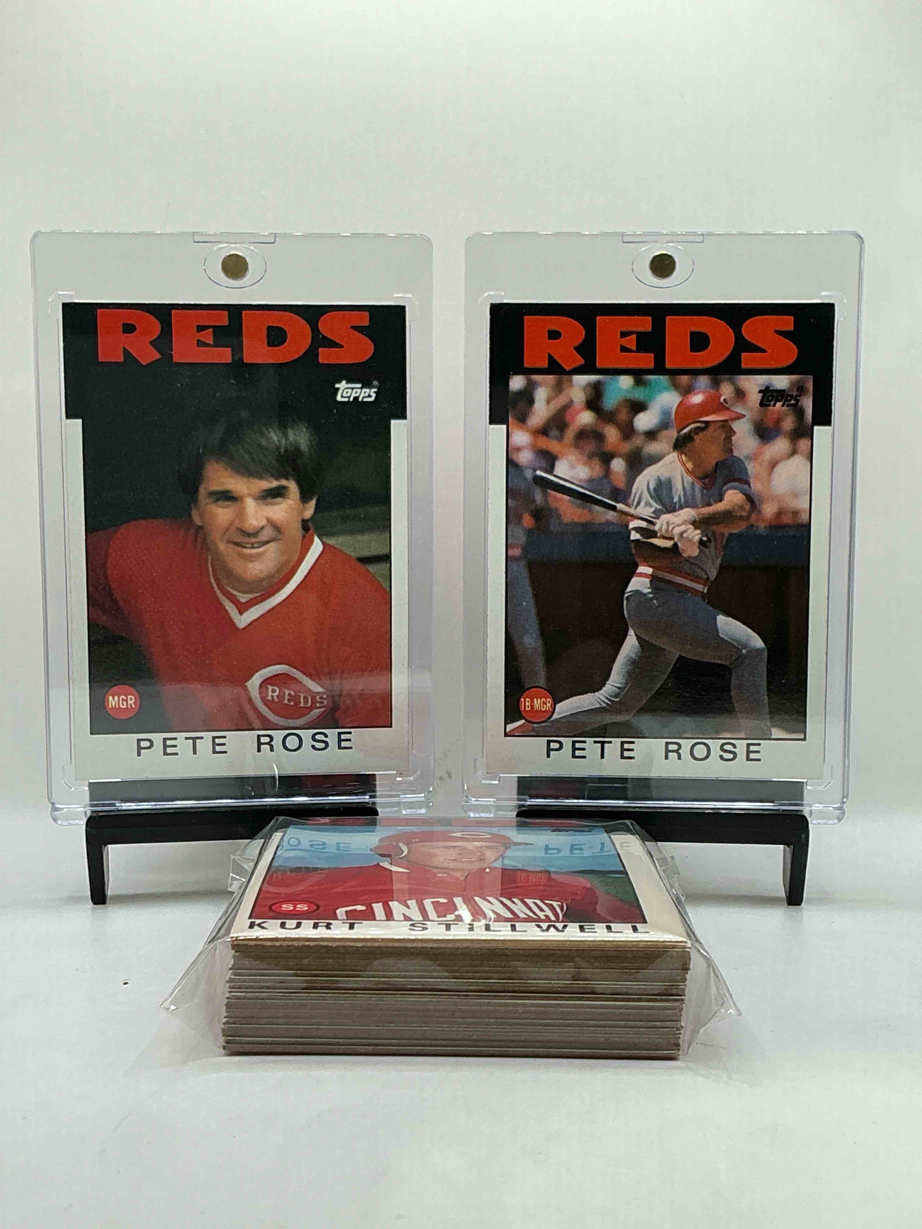 1986 Topps Baseball REDS Complete Set! 39 Card Reds Set, Including Pete Rose Card! Legends Like Pete Rose, Eric Davis, Barry Larkin & So Many More!