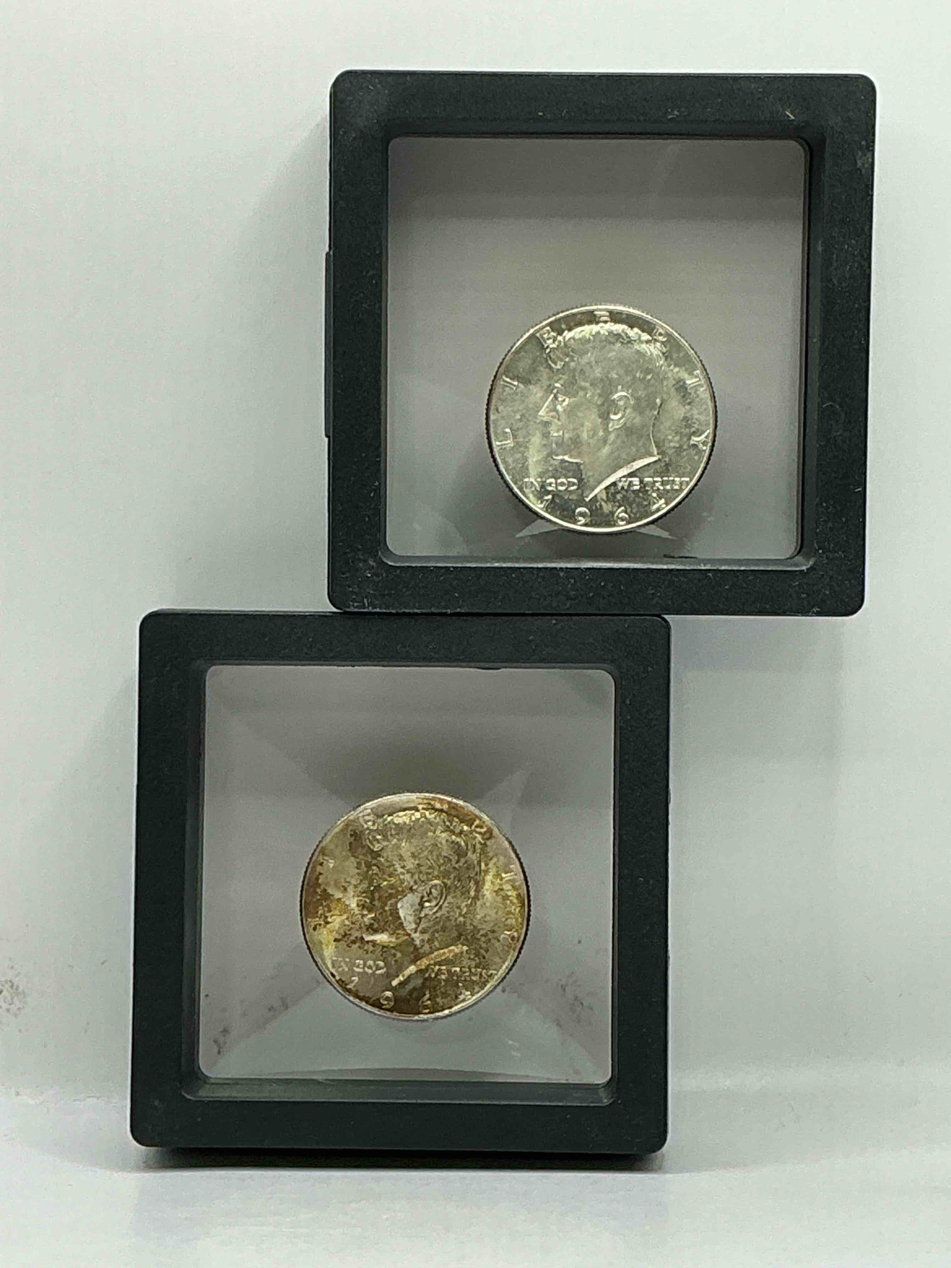 1964 Rare Kennedy 90% Silver Wow! Did you know that 1964 Is The ONLY Year Kennedy Half Dollars Are 90% Silver?! When JFK Was Assassinated In 1963 The U.S. Mint Rushed To Make a Coin In His Honor. They Replaced The Franklin Half Dollar With A Kennedy Version In 1964. After 1964 Kennedy Half Dollars Were Made With 40% Silver Before Eventually Having No Silver At All. 1964 Is THE YEAR To Collect Kennedy Half Dollars If You Are Investing In U.S. Fine Silver! Check Out This Rare 1964 Kennedy Half Dollar In Good Condition!