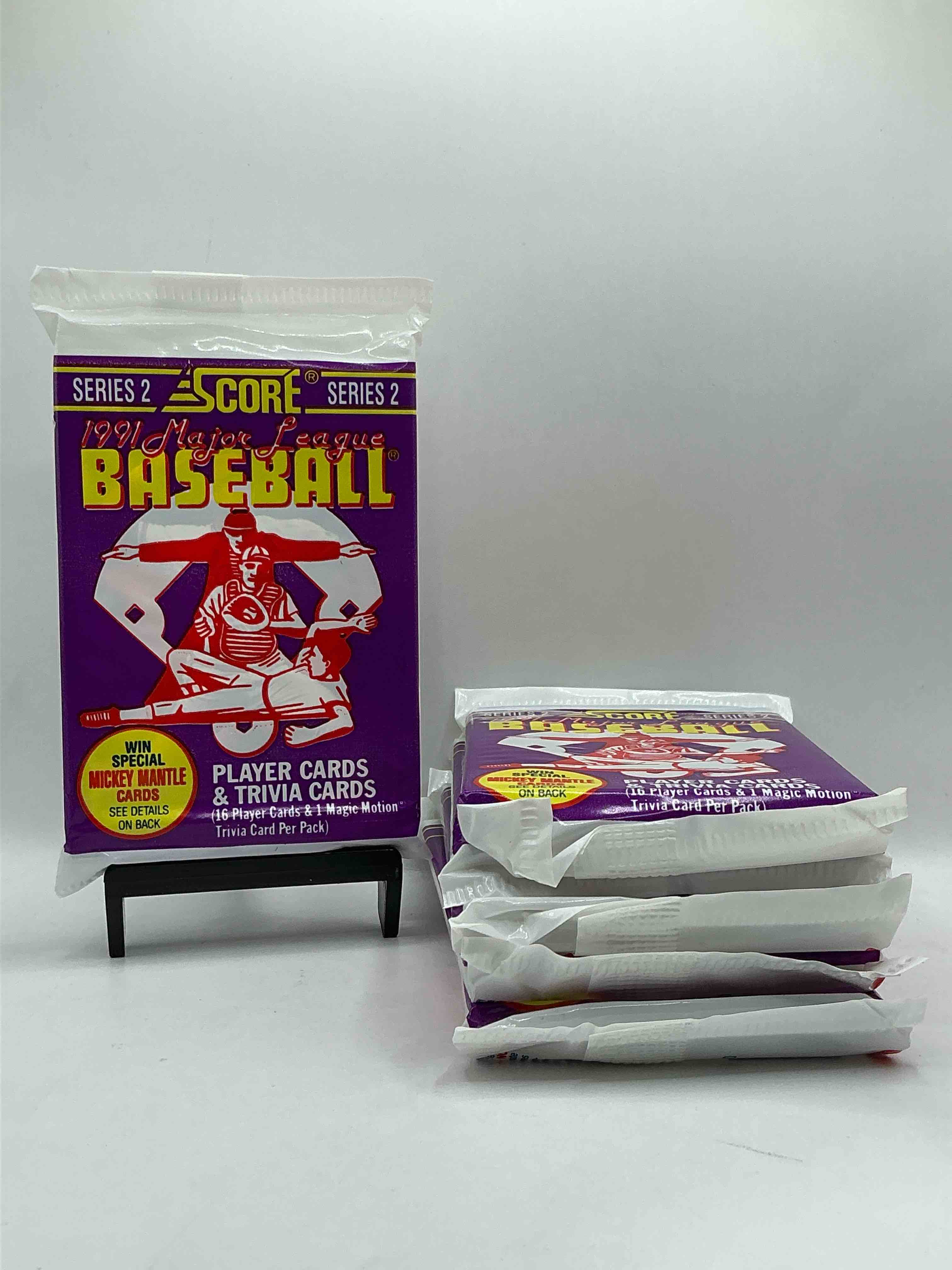 Signed Mickey Mantle? 1991 Score Baseball Unopened Packs! 2,493 Signed Mickey Mantle Cards From This Year Out There, Fetching Big Money If Pulled! Insanely Cool & Valuable Pocks With Stars & Rookies!