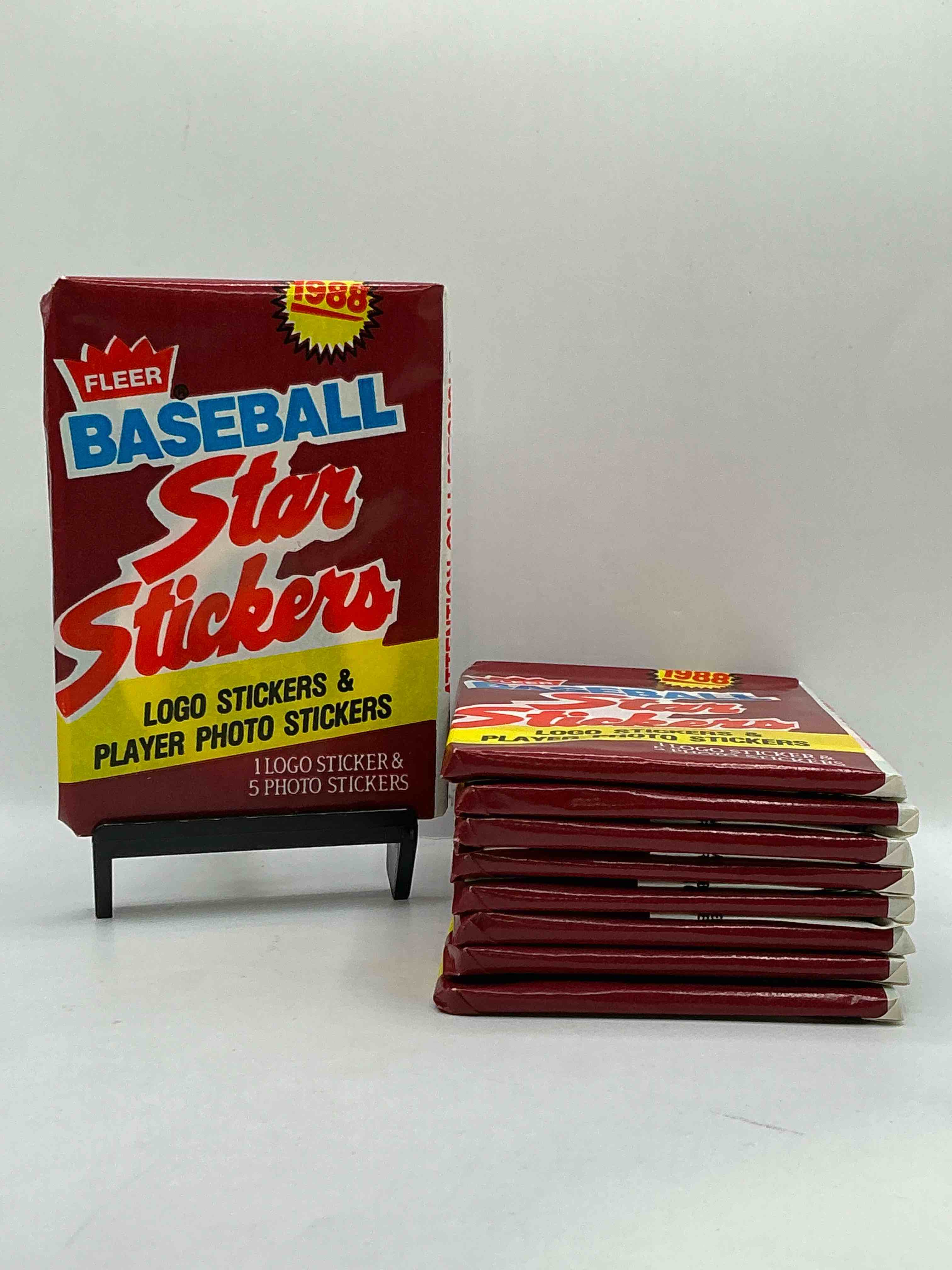 80's Vintage! 1988 Fleer Sticker Baseball Unopened Packs! Direct From Original Box! Search For Valuable Don Mattingly & Nolan Ryan Cards!