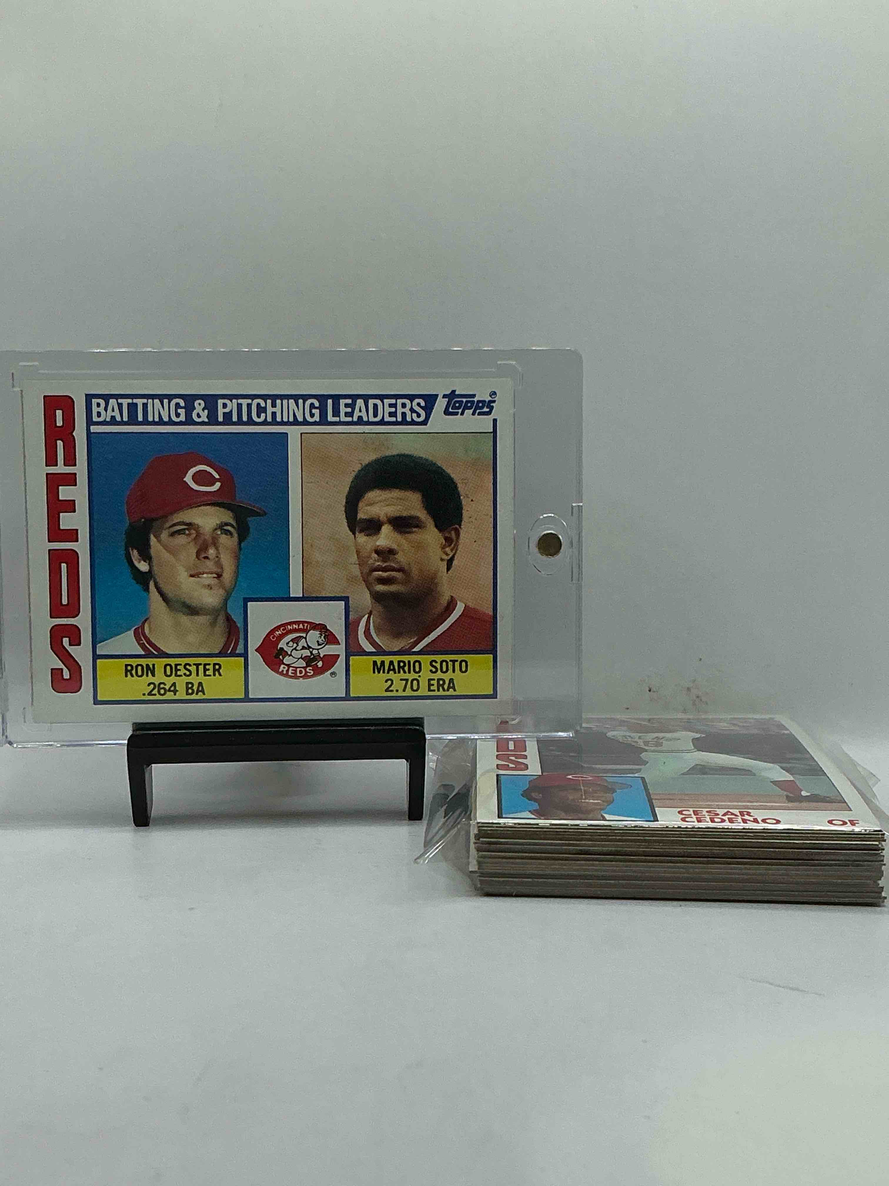1984 Reds Team Set! 27 Card Reds Set! Dave Concepcion, Cesar Cedeno, Ron Oester & More! Reds Fans Rejoice!