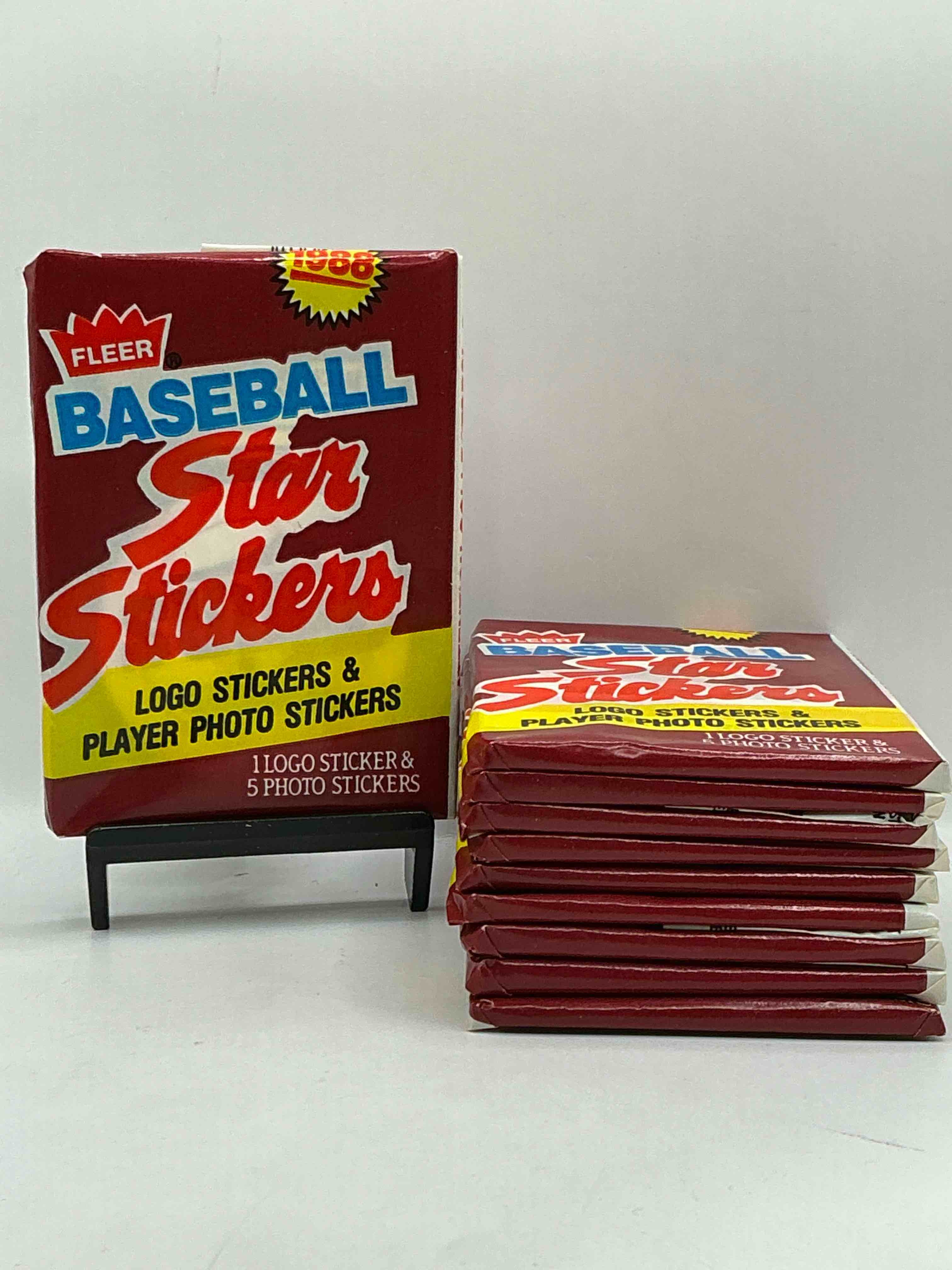 80's Vintage! 1988 Fleer Sticker Baseball Unopened Packs! Direct From Original Box! Search For Valuable Don Mattingly & Nolan Ryan Cards!
