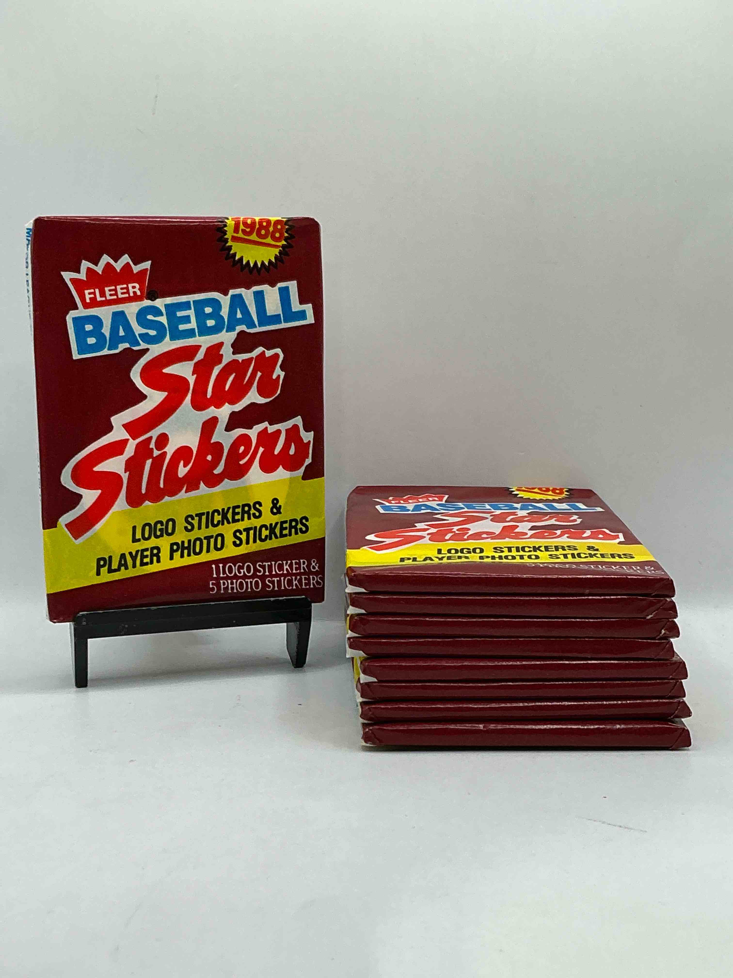 80's Vintage! 1988 Fleer Sticker Baseball Unopened Packs! Direct From Original Box! Search For Valuable Don Mattingly & Nolan Ryan Cards!