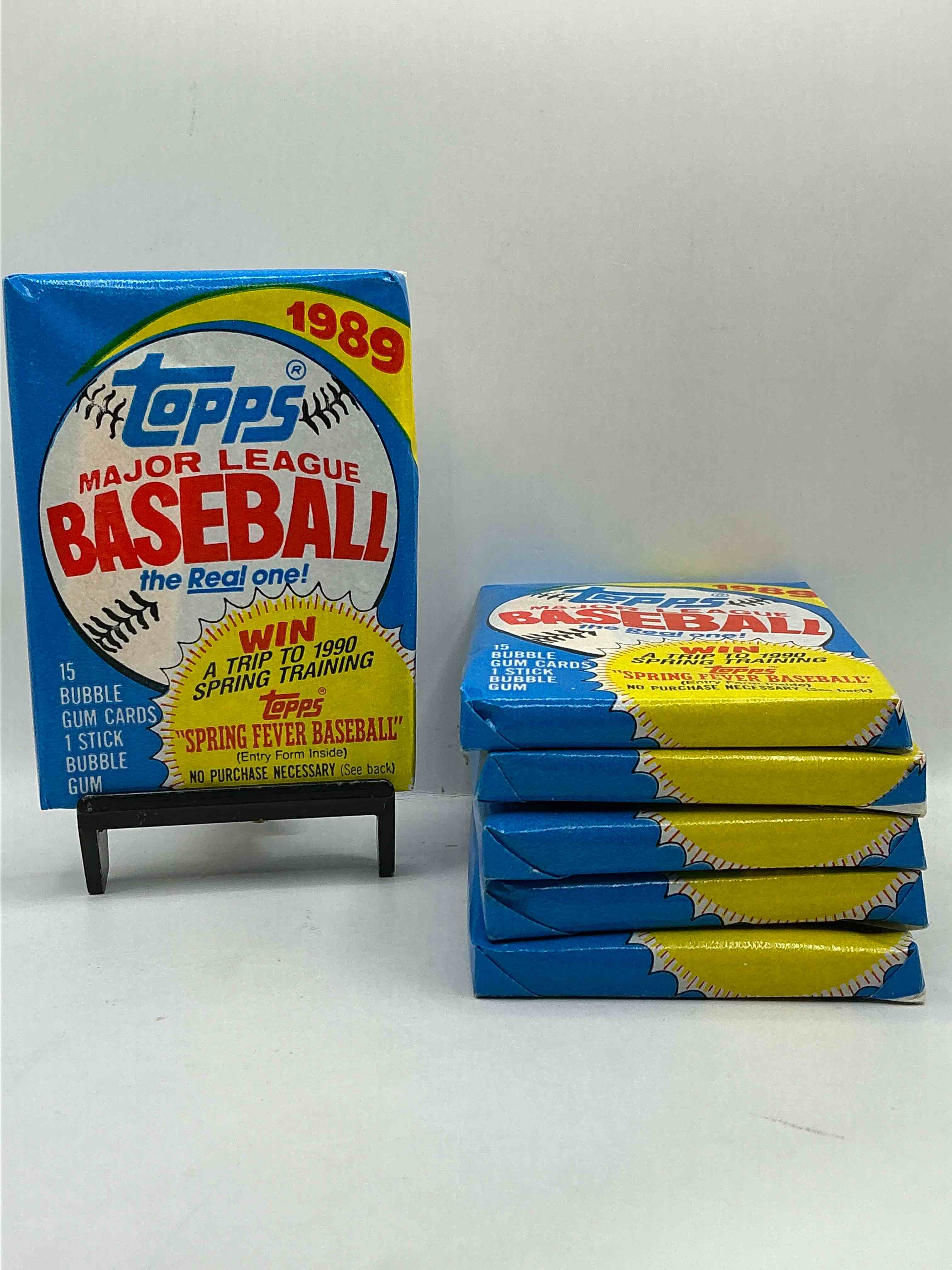 1989! Bo Jackson, Deion Sanders, Don Mattingly & More! Insane 1989 Topps Baseball Unopened Sports Card Collectible Wax Packs! Direct From Original Retail Case! Search For Valuable Randy Johnson Rookies!