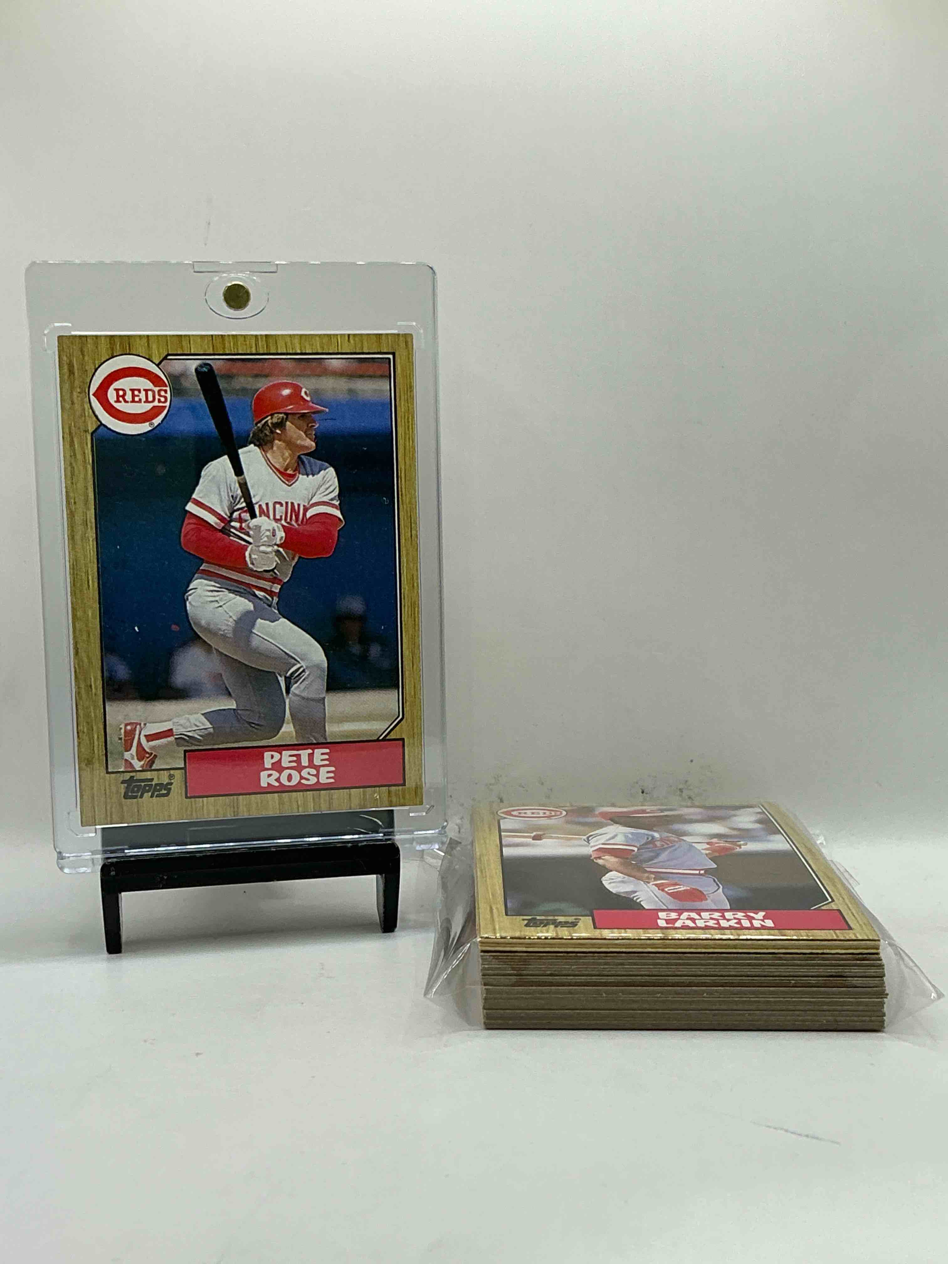 1987 Topps Baseball REDS Complete Set! 35 Card Reds Set, Including Multiple Pete Rose Cards! Legends Like Pete Rose, Eric Davis & So Many More!
