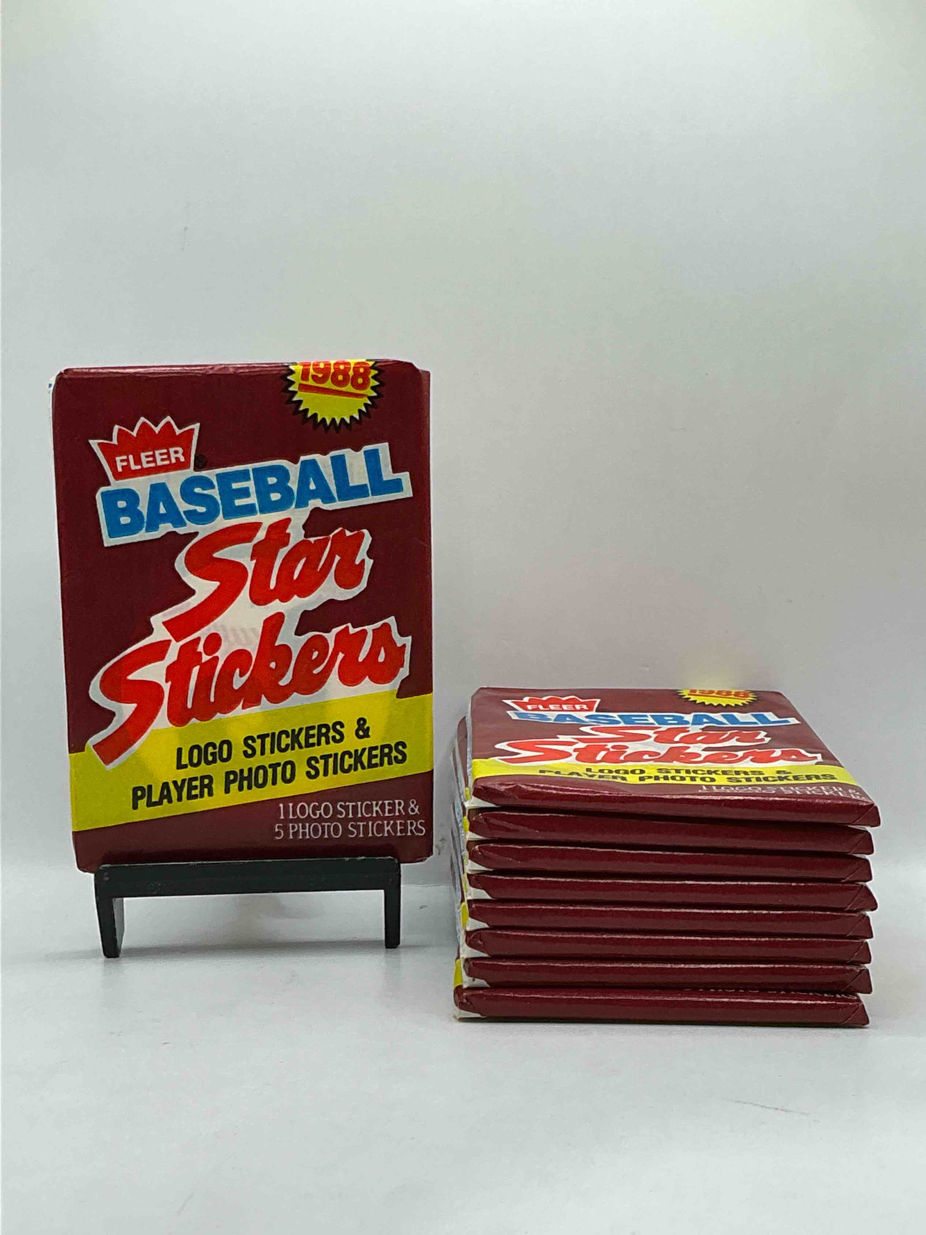 80's Vintage! 1988 Fleer Sticker Baseball Unopened Packs! Direct From Original Box! Search For Valuable Don Mattingly & Nolan Ryan Cards!