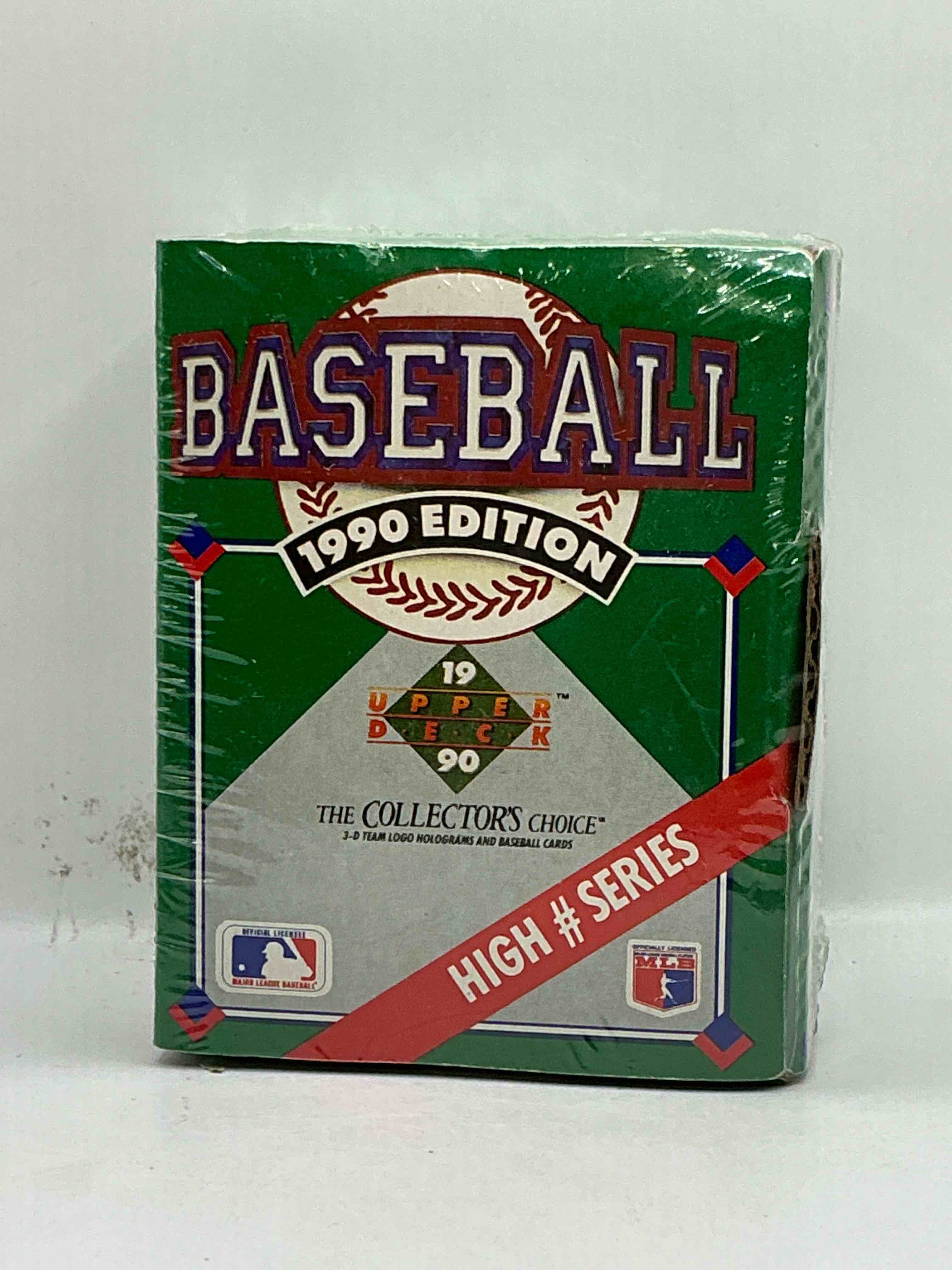 1990 Upper Deck Baseball Unopened Sports Trading Card Box! Direct From Original Box! Look For Possible Collector's 3D Team Logo Card! As Well As Early Ken Griffey Jr. Cards!