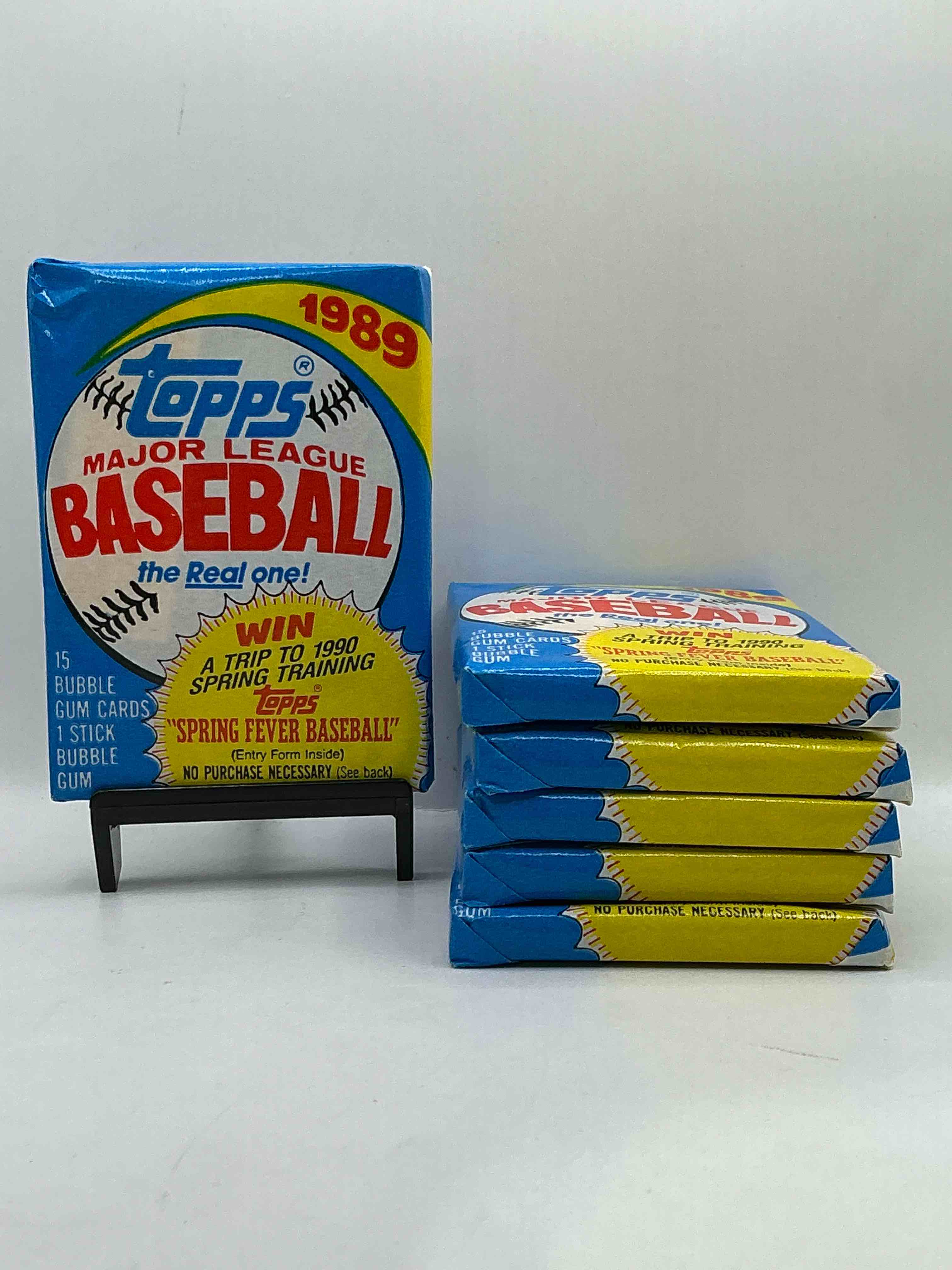 1989! Bo Jackson, Deion Sanders, Don Mattingly & More! Insane 1989 Topps Baseball Unopened Sports Card Collectible Wax Packs! Direct From Original Retail Case! Search For Valuable Randy Johnson Rookies!