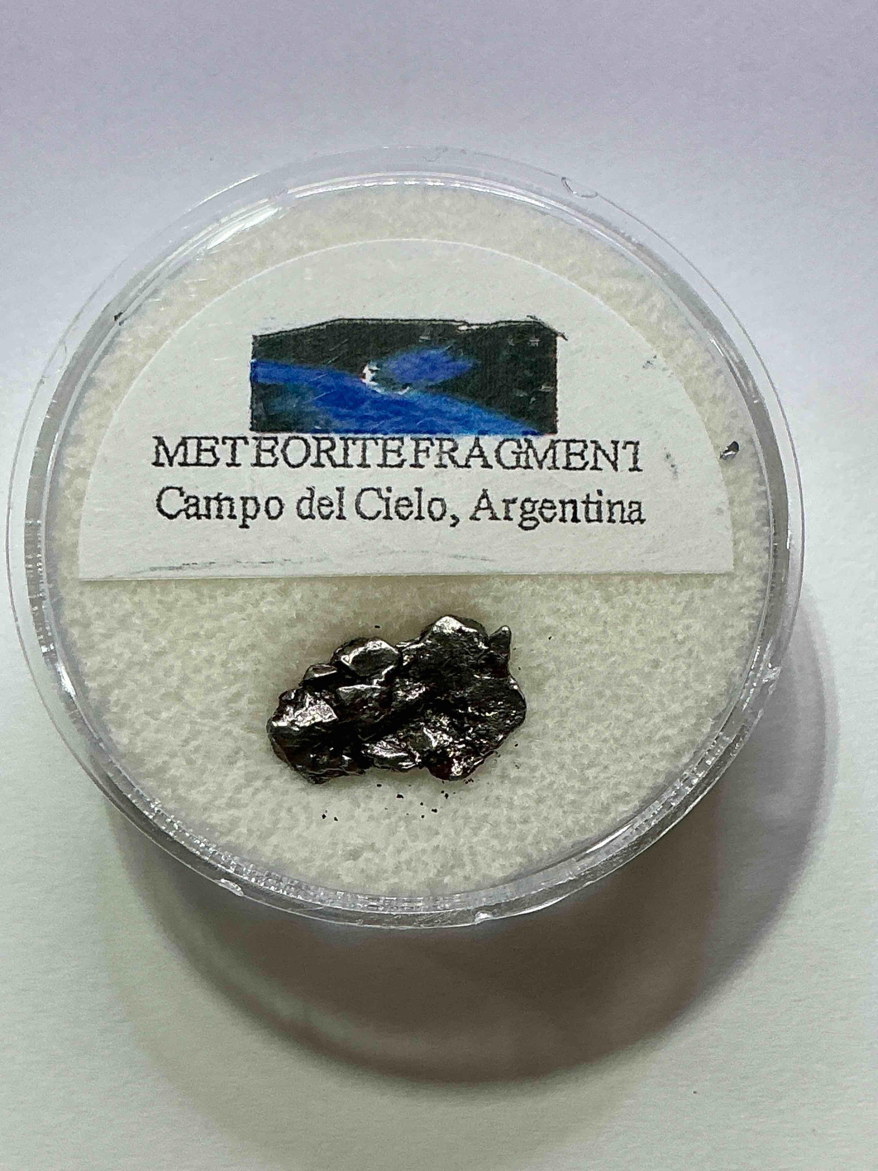 Meteorite, Authentic & Very Rare! Genuine Meteorite Fragment Discovered In Argentina In The Year 1571! This Meteorite Is Thought To Have Fallen From Space To Earth Around 4,000-6,000 Years Ago! Your Chance To Own An Authentic, Super Rare, Meteorite Fragment From Outer Space!