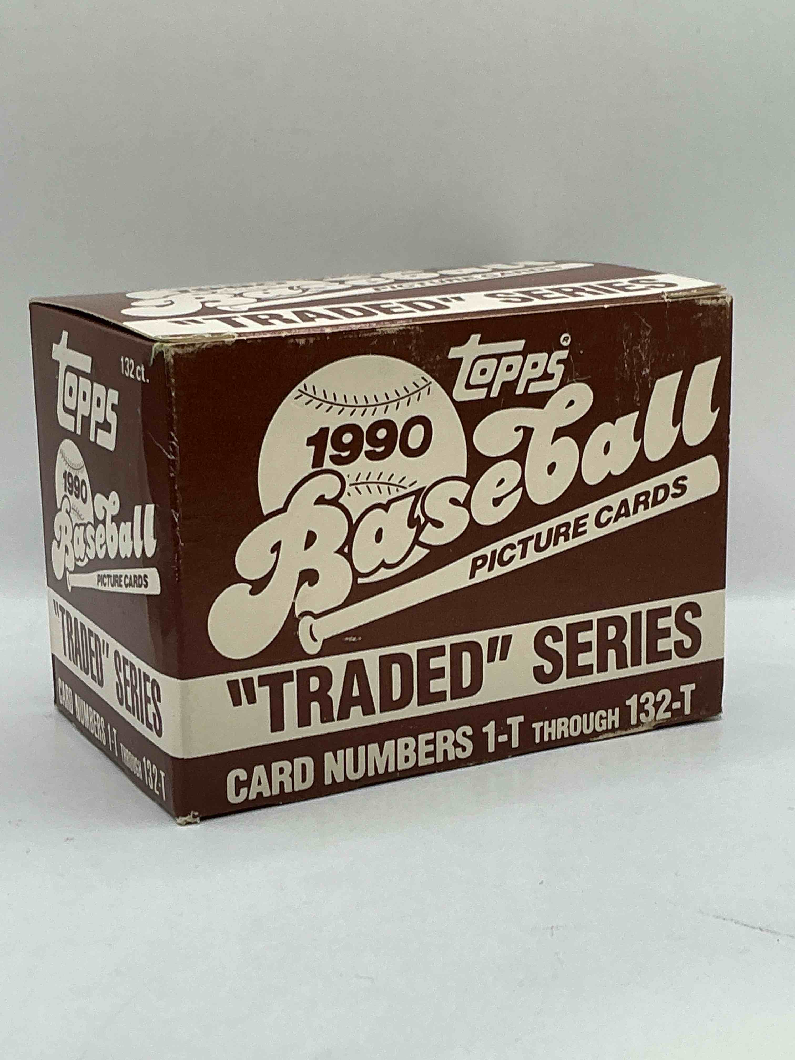 1990 Topps Baseball Traded Set! 132 Card Baseball Trading Card Traded Set! Look For Ken Griffey Jr, Frank Thomas, Kirby Puckett, Roger Clemens & More!