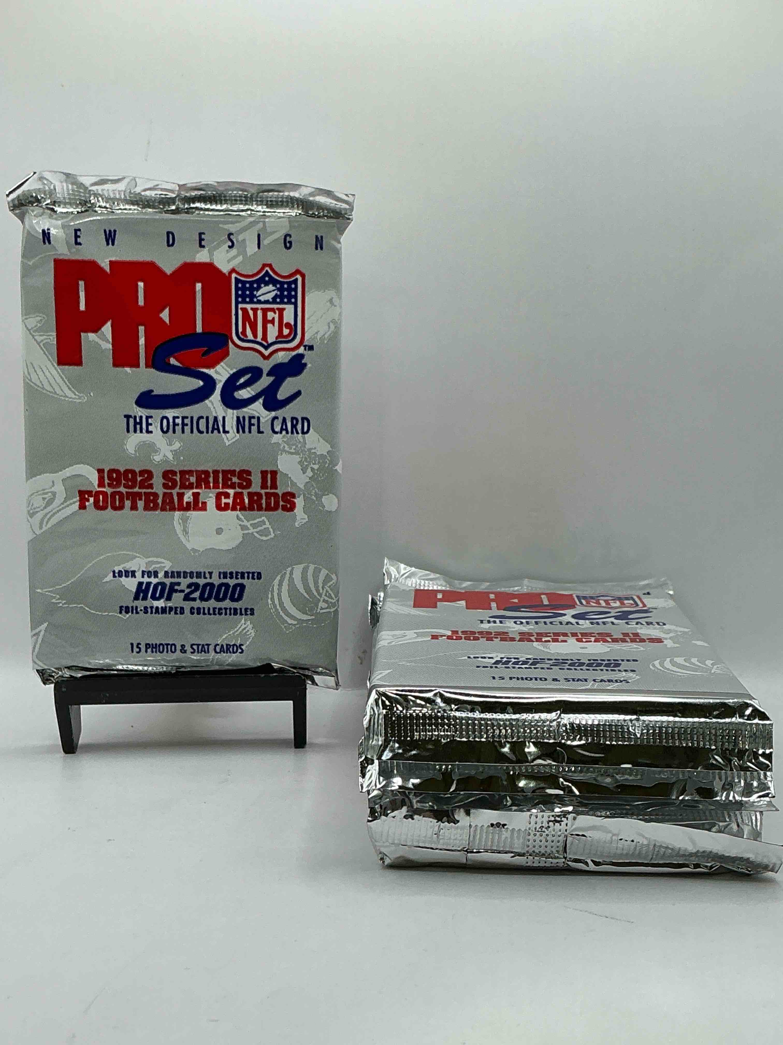 NFL PRO SET! WOW! 1992 Series II Football Cards! Possible Rice, Montana, Elway, Sanders, Jackson & More! Search For Limited Edition Randomly Inserted HOF 2000 Stamped Collectibles! 