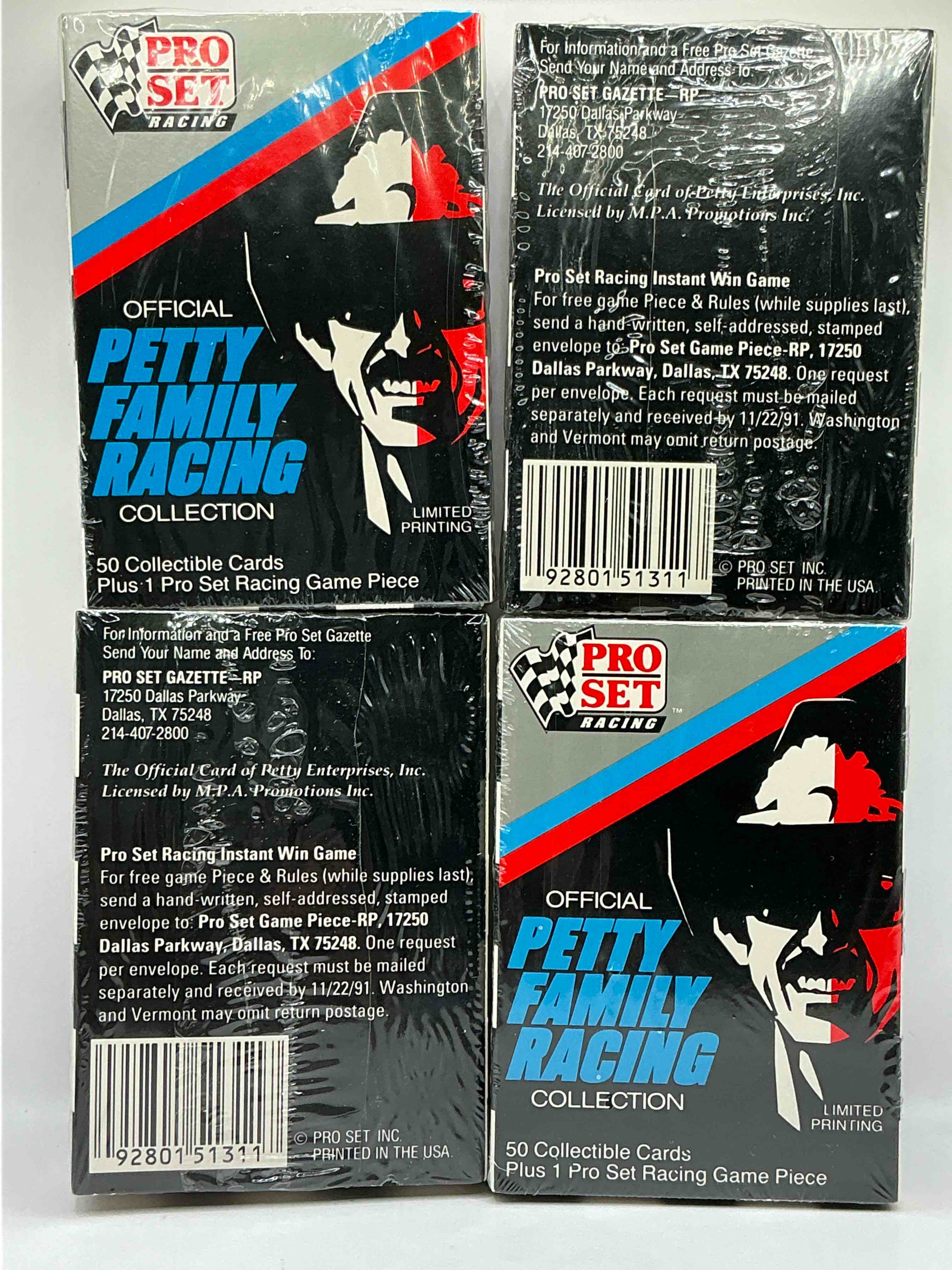 Official Petty Family Racing Collection Unopened Boxes! Pro Set Boxes… Limited Printing & Super Rare! Get Your Hands On These Rare Racing Cards!