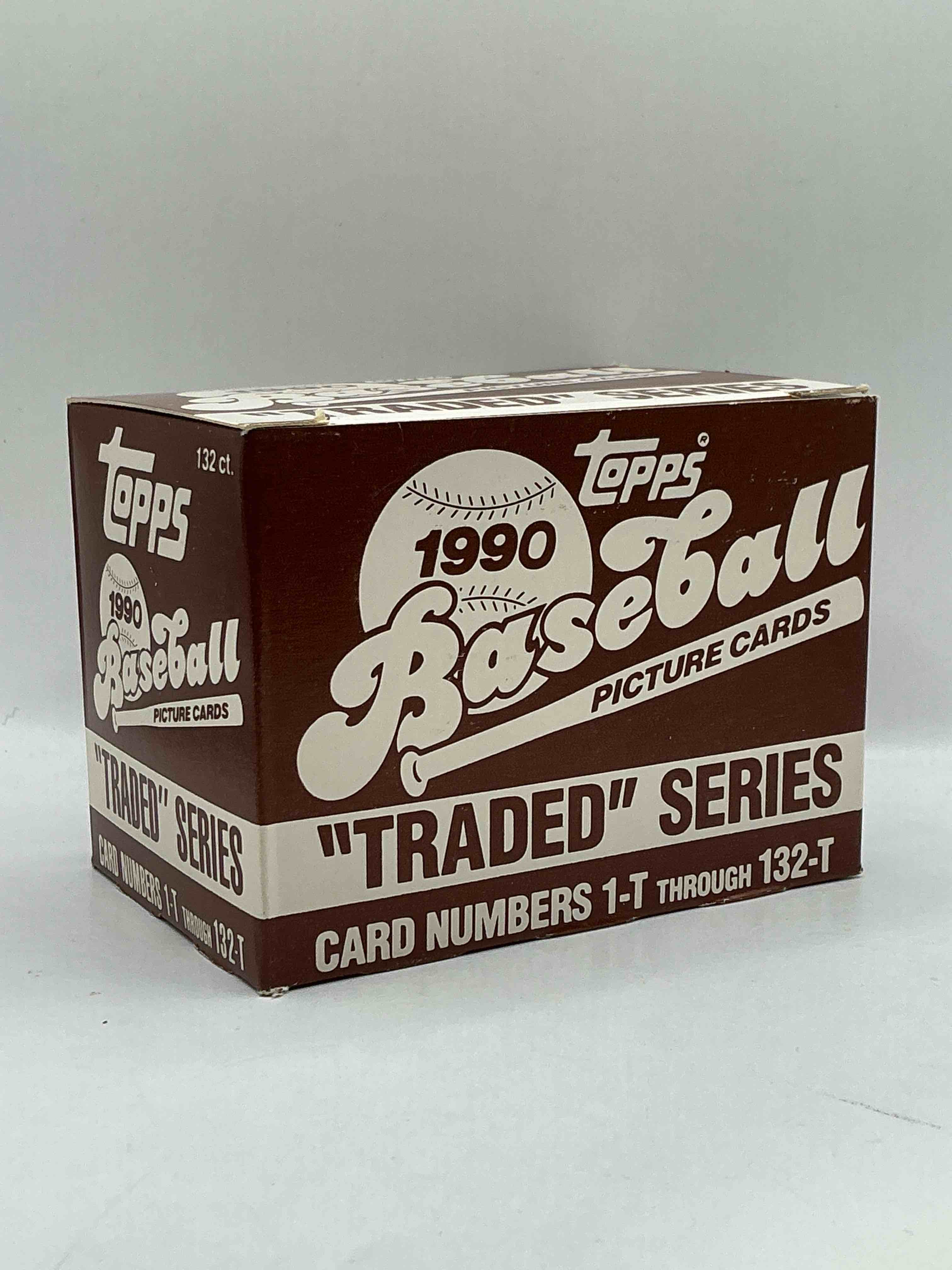 1990 Topps Traded 132 Card Set! Baseball Bonanza! Rare Topps Traded Baseball Set From 1990, Look For Legends & Rookies!