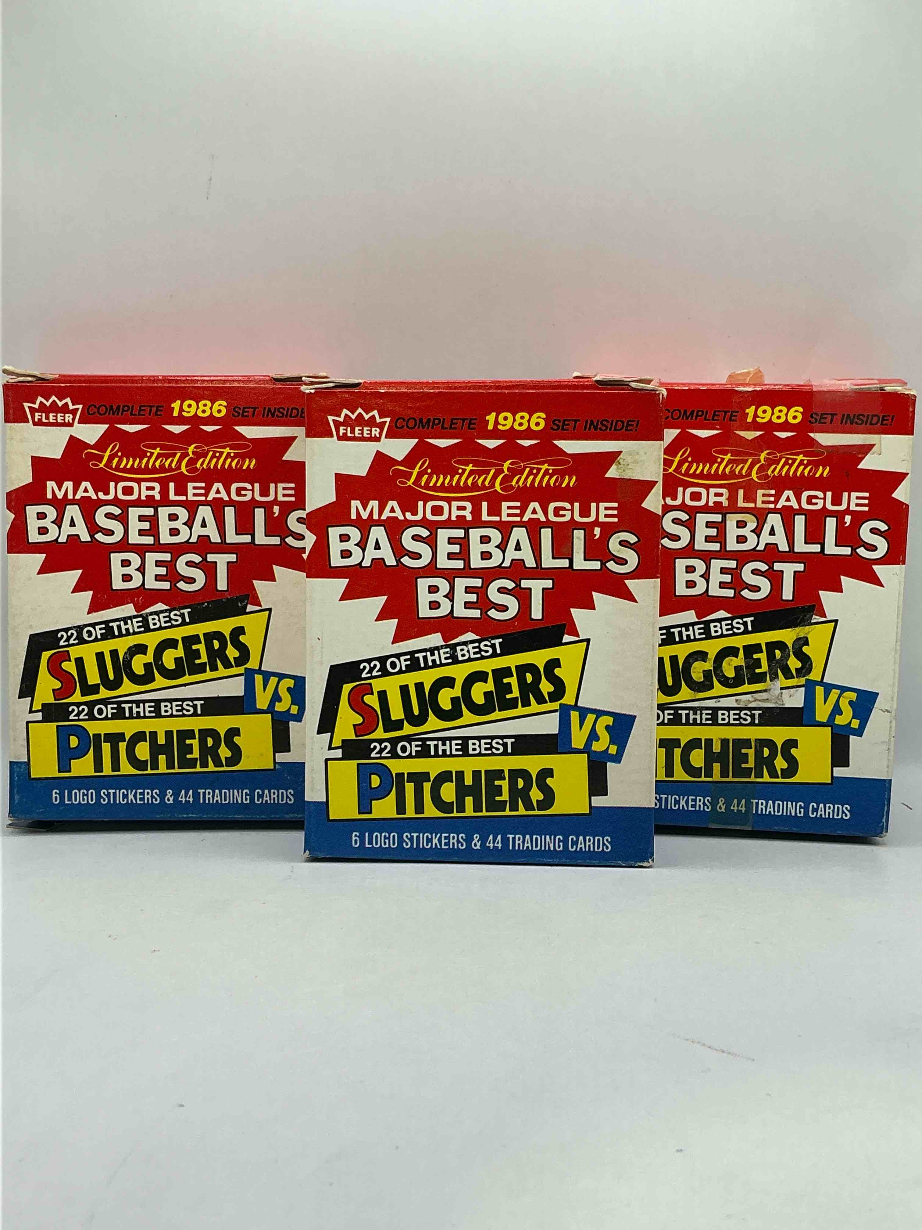 Fleer 1986 Limited Edition BASEBALL’S BEST! Sluggers & Pitchers! Inside Includes Wade Boggs, George Brett, Valenzuela, Seaver, Strawberry, Gwynn & More! 