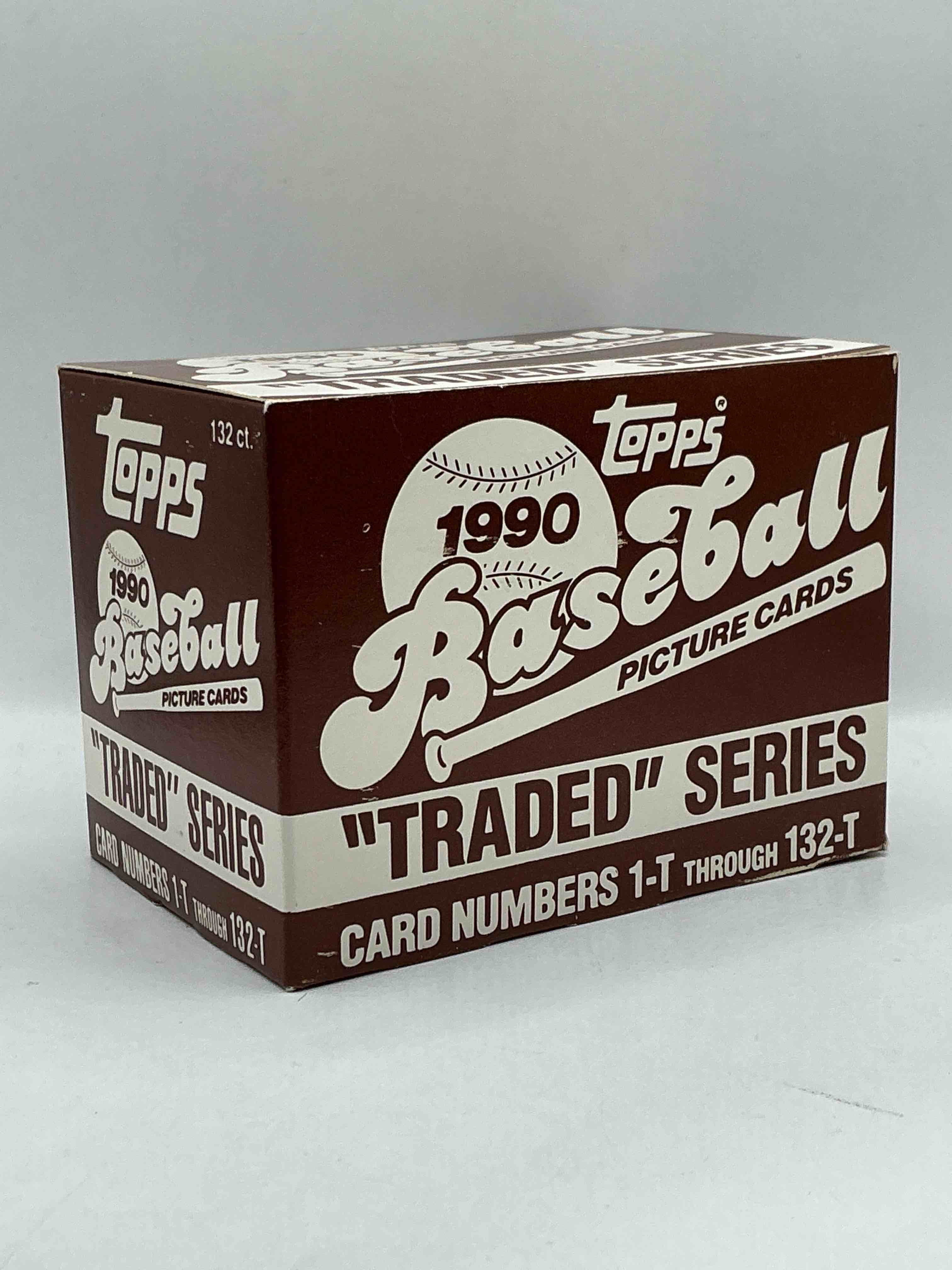 1990 Topps Traded 132 Card Set! Baseball Bonanza! Rare Topps Traded Baseball Set From 1990, Look For Legends & Rookies!