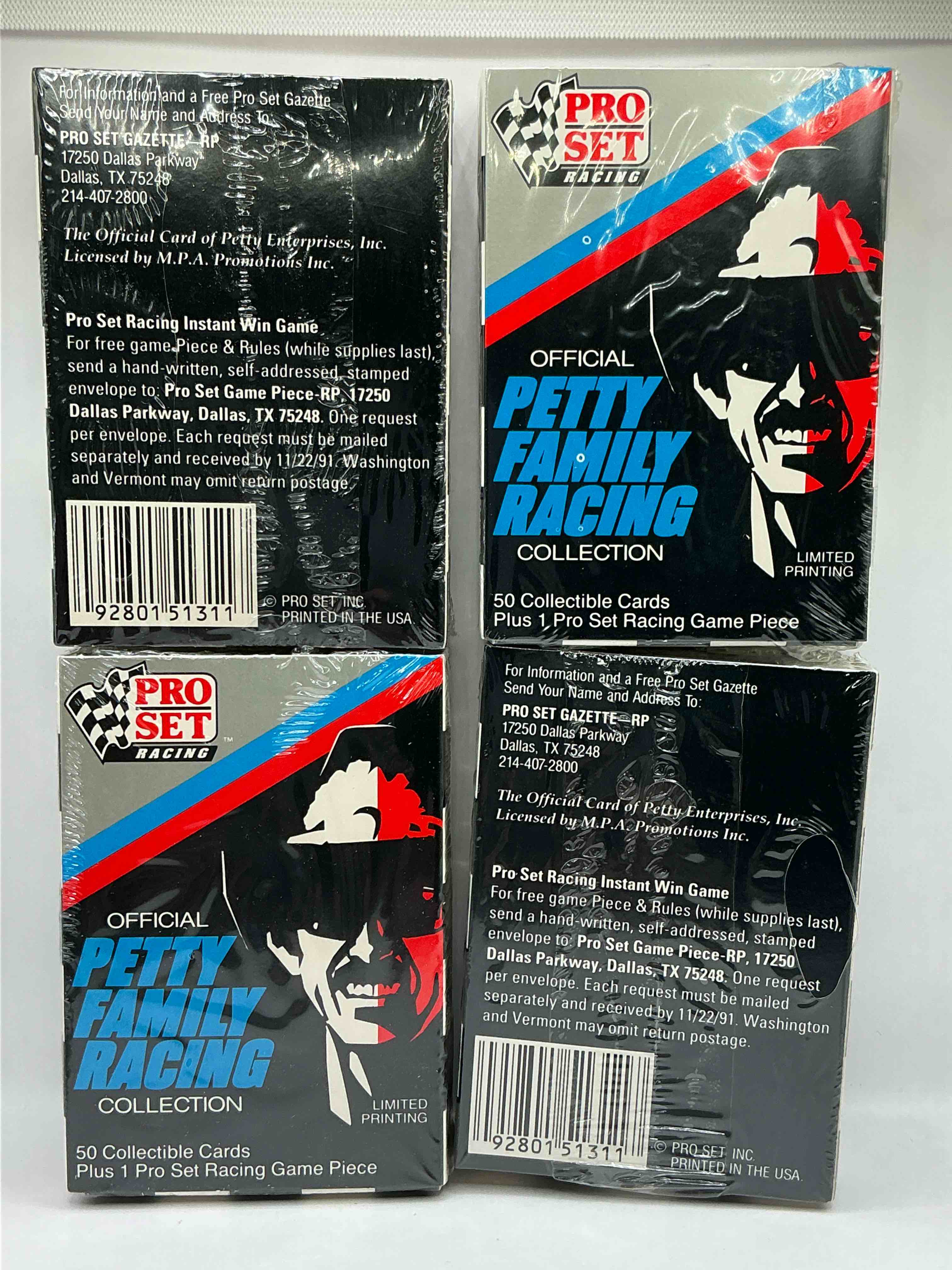 Official Petty Family Racing Collection Limited Printing PRO SET Unopened Boxes… In Original Wrapping! Richard Petty Legendary Boxes!
