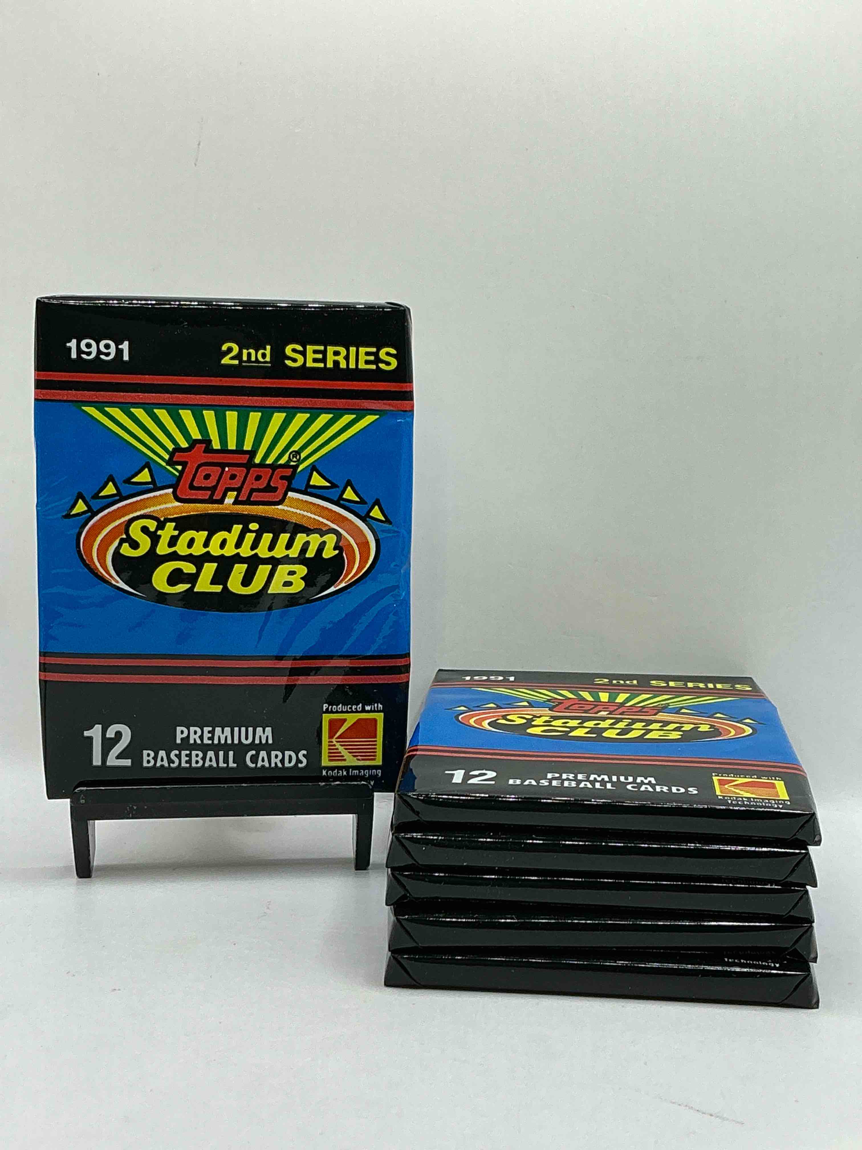 Ken Griffey Jr!? Frank Thomas!? Baseball Insanity! 1991 Topps Stadium Club Baseball Series II Unopened Packs, Direct From Box! 12 Premium Baseball Cards In Each Pack! Search For Griffey Jr, Nolan Ryan, Frank Thomas & So Much More!Search For 1980's Stars & Hall Of Famers!
