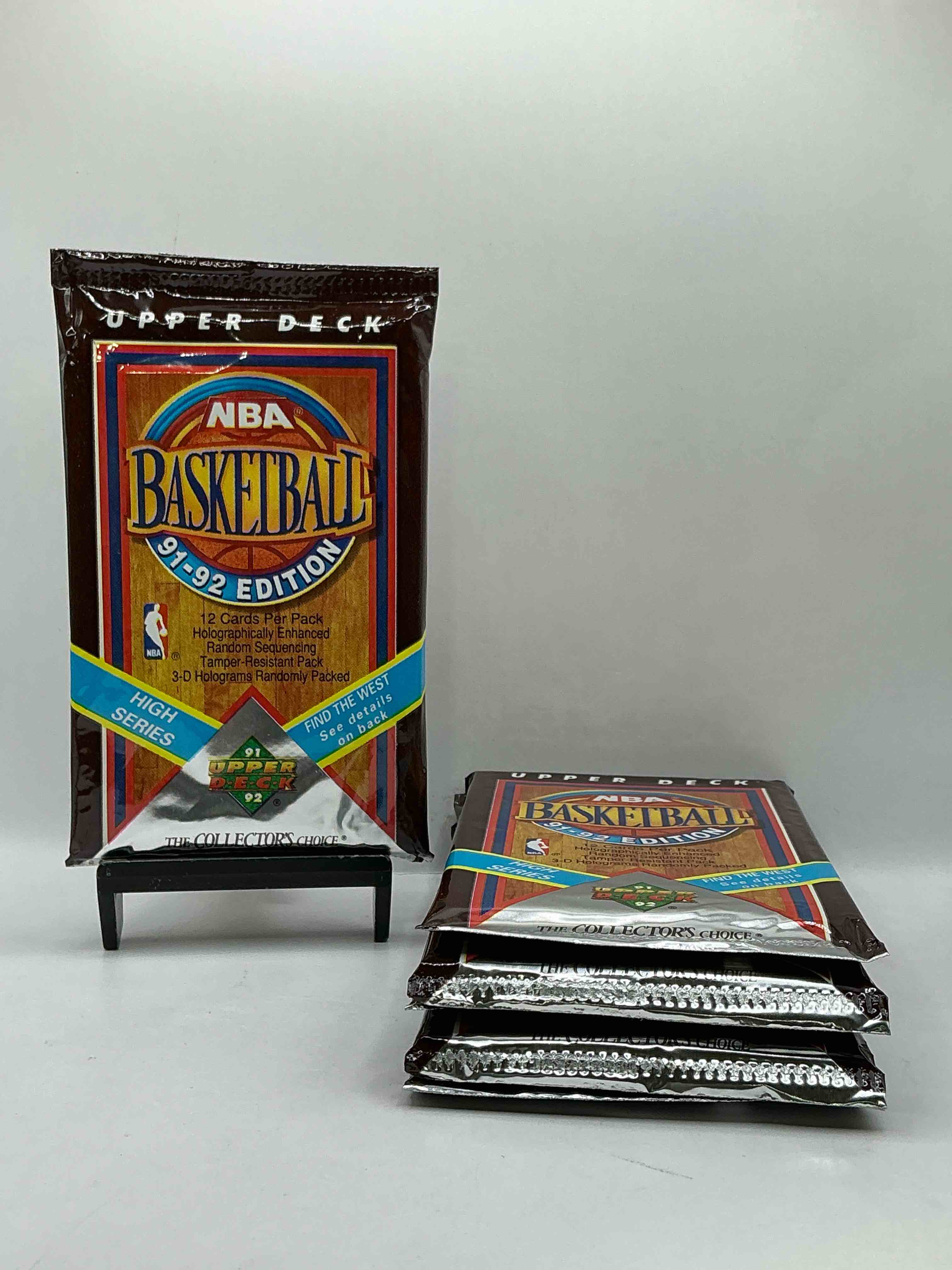 Michael Jordan?! 1991/92 NBA Upper Deck Basketball Sealed Sports Card Collectible Pack, Direct From Original Retail Case! Search For Valuable Michael Jordan #44, Magic vs. Jordan Card #34 & So Many Other Cool Cards! Hard To Find & Drying Up!