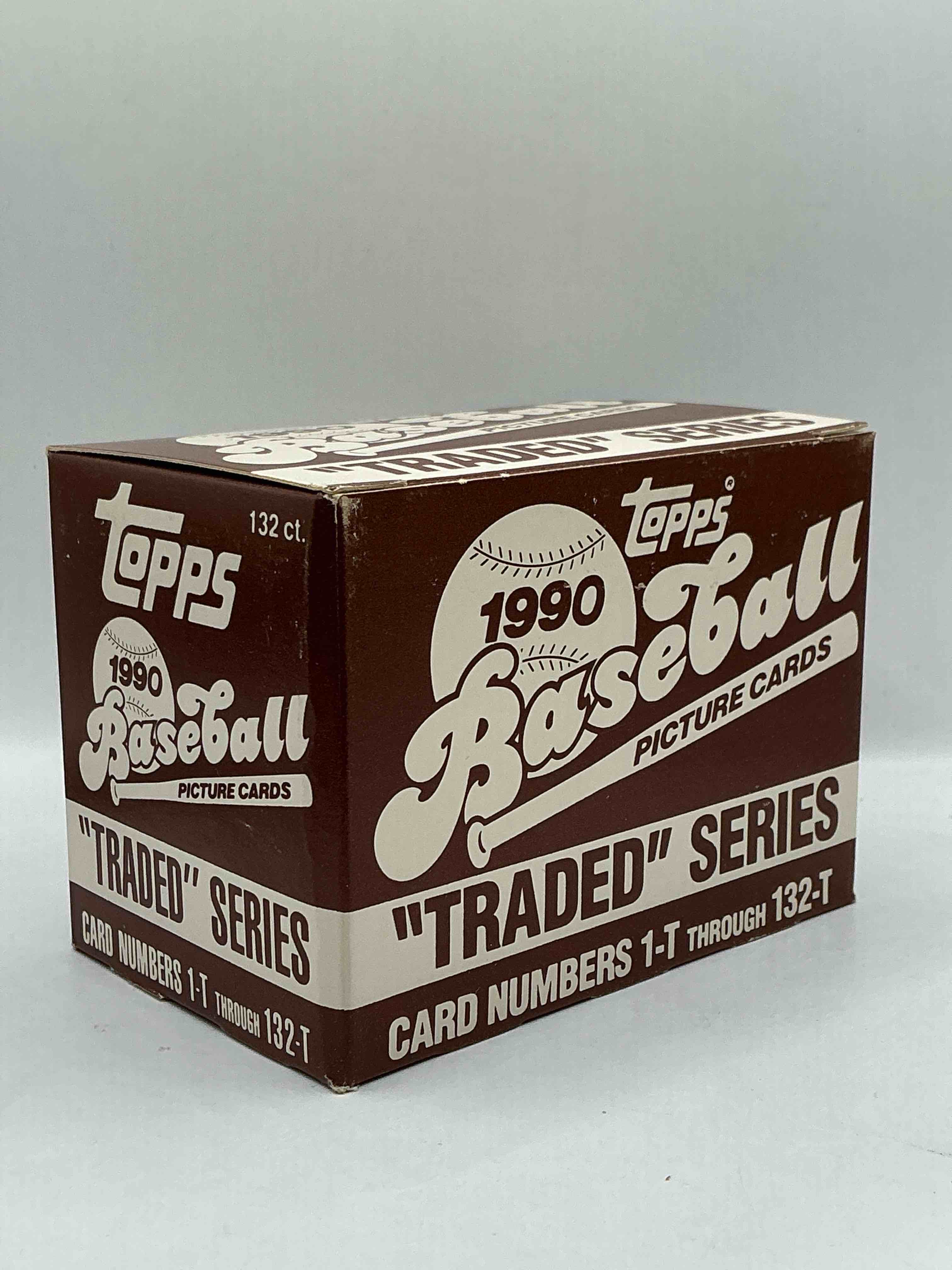 1990 Topps Traded 132 Card Set! Baseball Bonanza! Rare Topps Traded Baseball Set From 1990, Look For Legends & Rookies!