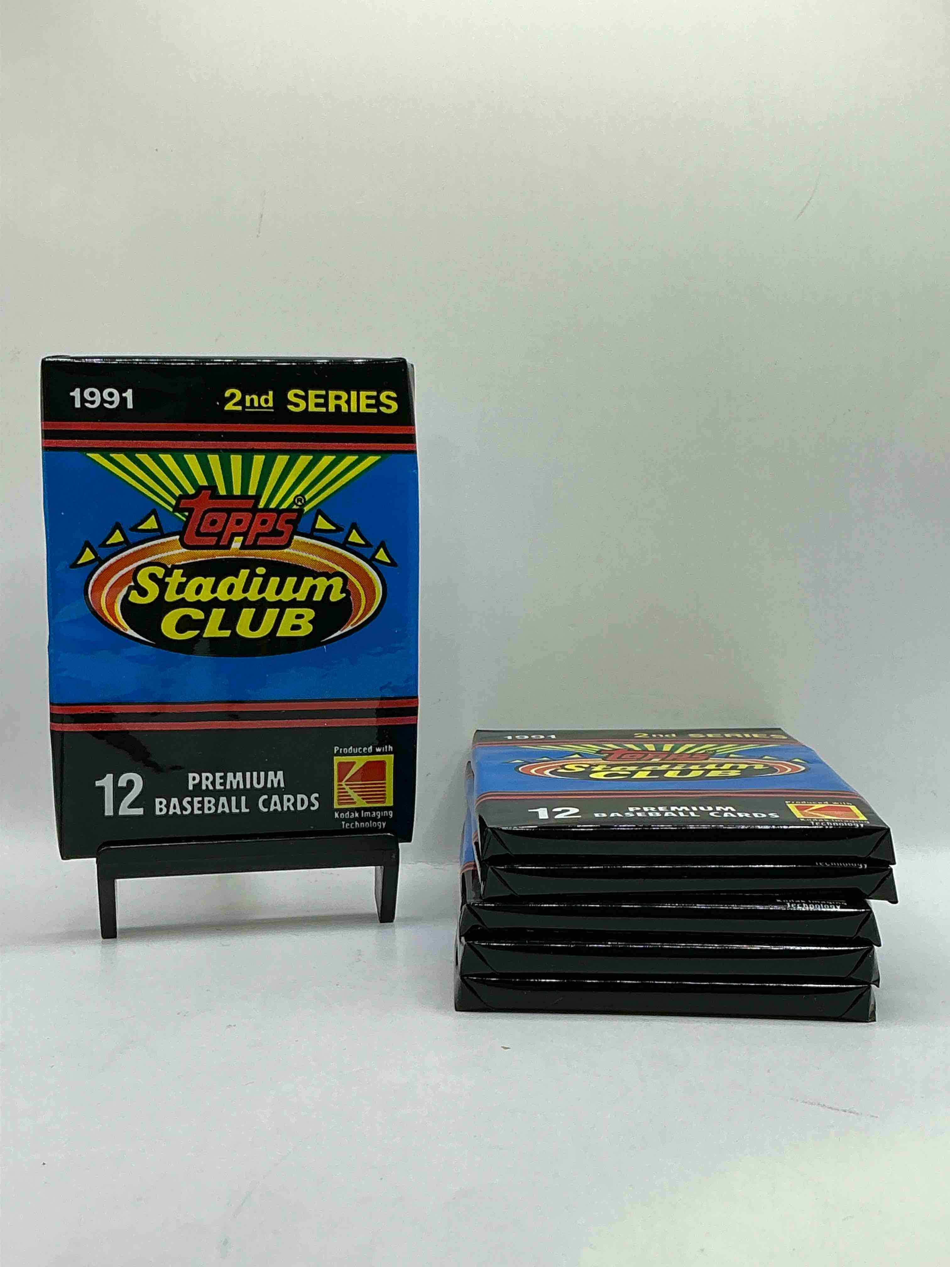 ken griffey jr!? frank thomas!? baseball insanity! 1991 topps stadium club baseball series ii unopened packs, direct from box! 12 premium baseball cards in each pack! search for griffey jr, nolan ryan, frank thomas & so much more!search for 1980's stars & hall of famers!