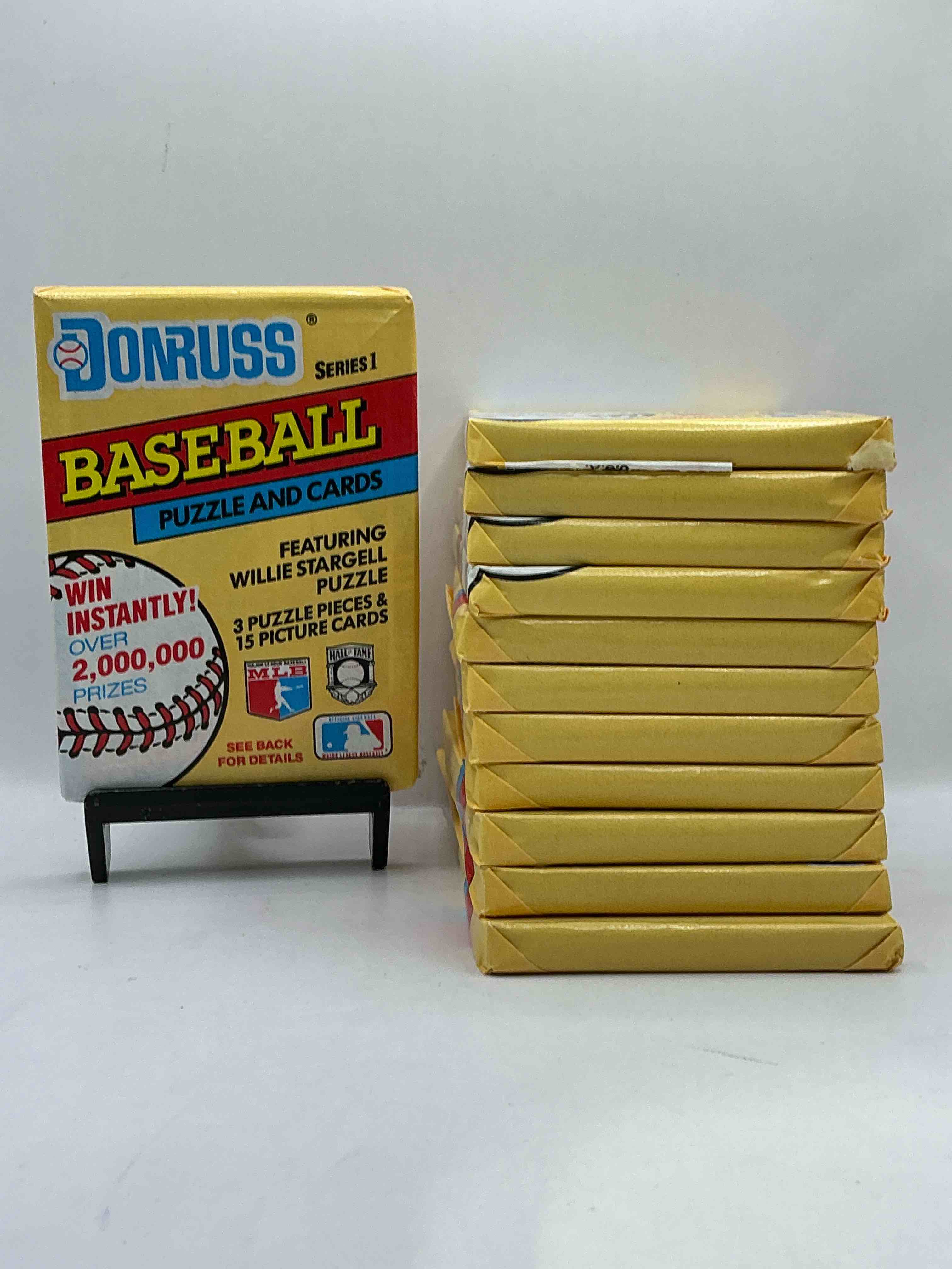 Condition photo showing New/Like New for Wow! 1991 Donruss Series 1 Unopened Baseball Card Wax Packs! Direct From Original Box! Search For Valuable Ken Griffey Jr. Sports Trading Cards!