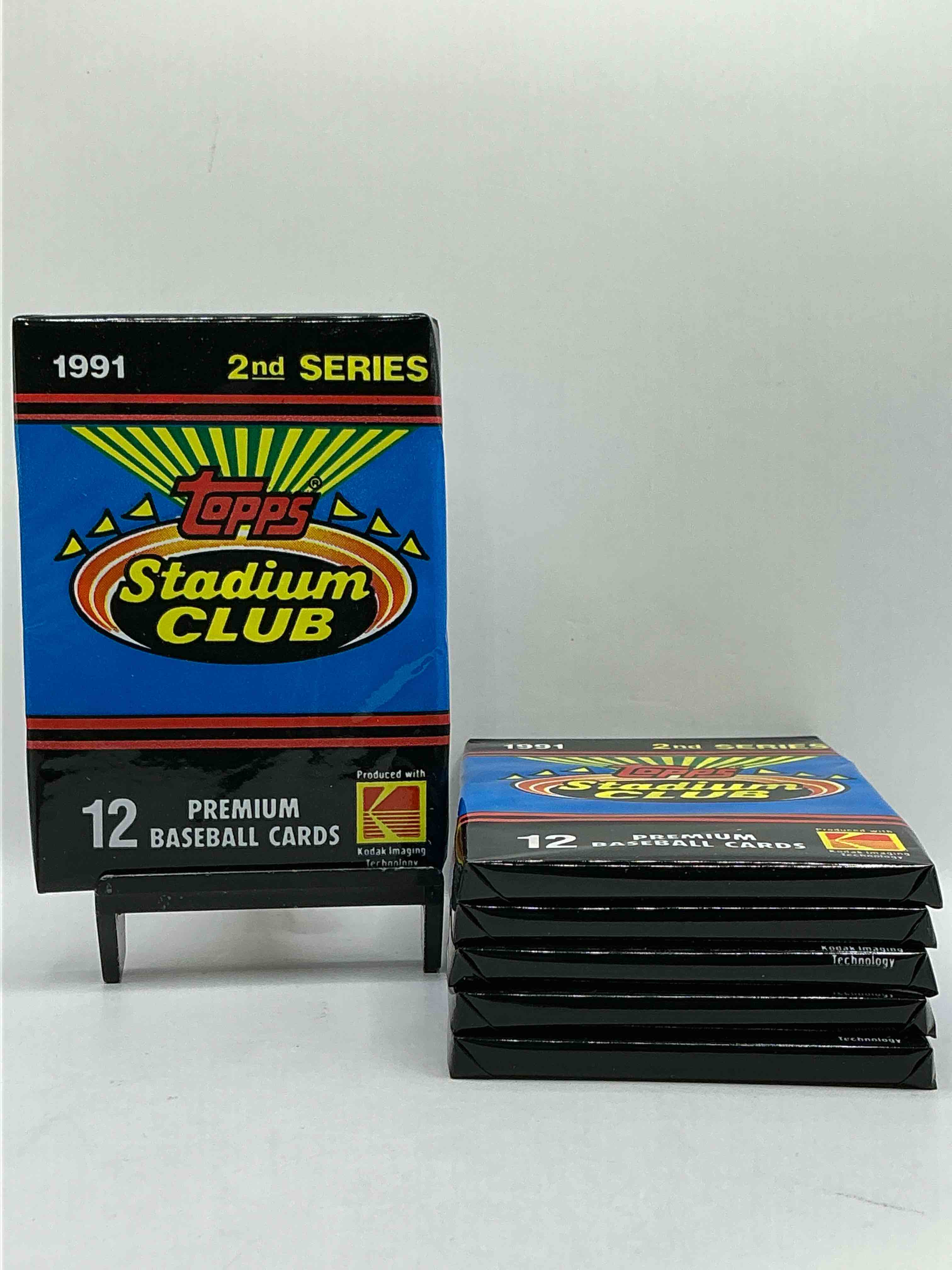 Ken Griffey Jr!? Frank Thomas!? Baseball Insanity! 1991 Topps Stadium Club Baseball Series II Unopened Packs, Direct From Box! 12 Premium Baseball Cards In Each Pack! Search For Griffey Jr, Nolan Ryan, Frank Thomas & So Much More!Search For 1980's Stars & Hall Of Famers!