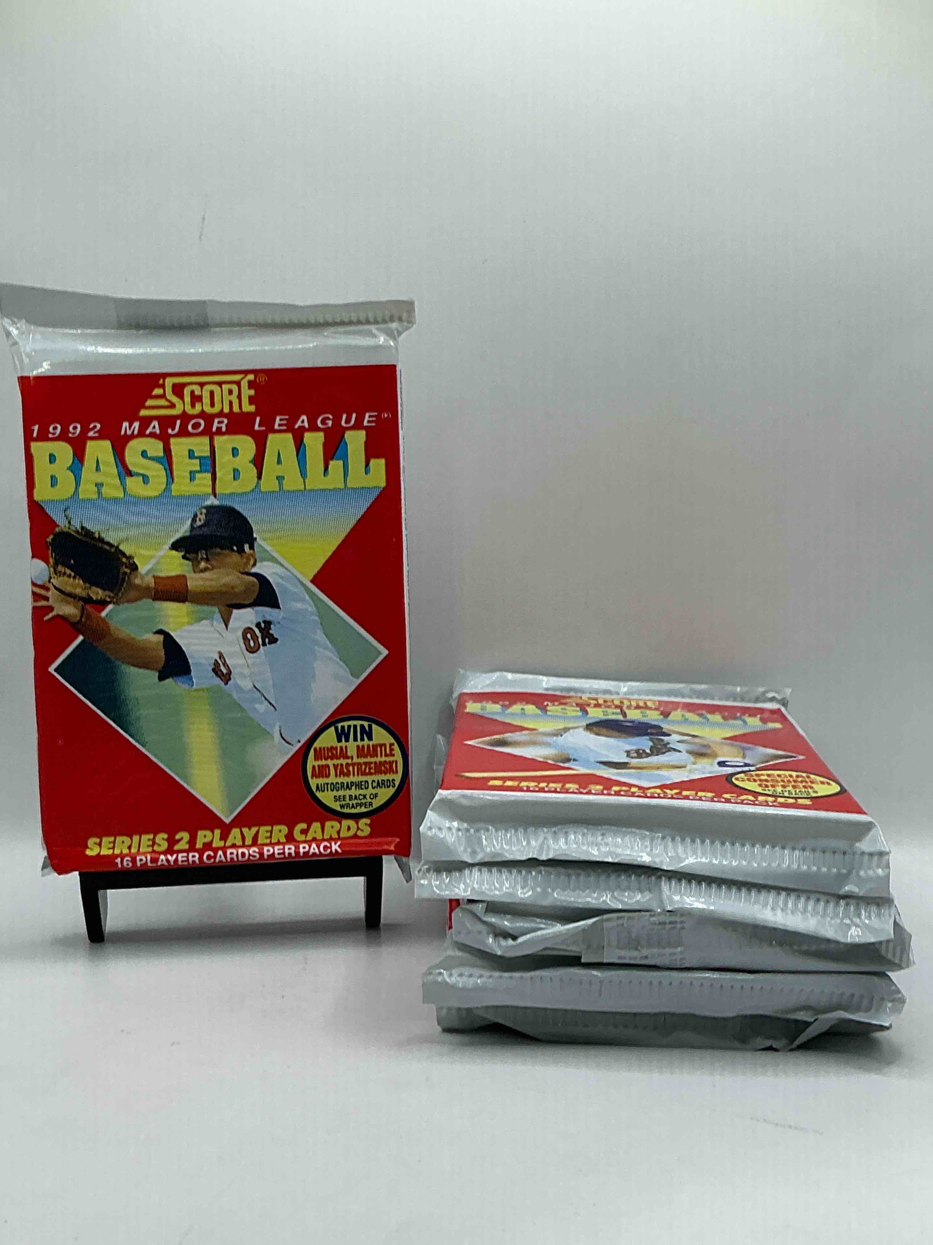 Mantle, Musial Or Yastrzemski Autograph!? 6,496 Randomly Inserted Signature Cards In The Packs From This Year Of Any Of These Players! 1992 Score Baseball Craziness! Series 2, See What You Get!