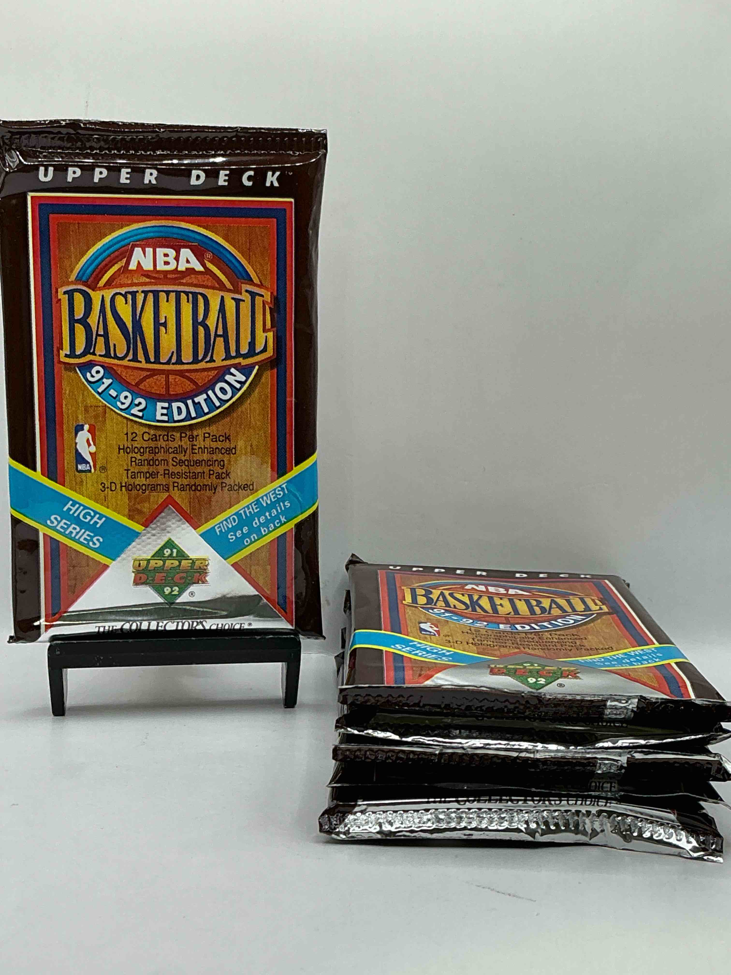 Michael Jordan?! 1991/92 NBA Upper Deck Basketball Sealed Sports Card Collectible Pack, Direct From Original Retail Case! Search For Valuable Michael Jordan #44, Magic vs. Jordan Card #34 & So Many Other Cool Cards! Hard To Find & Drying Up!