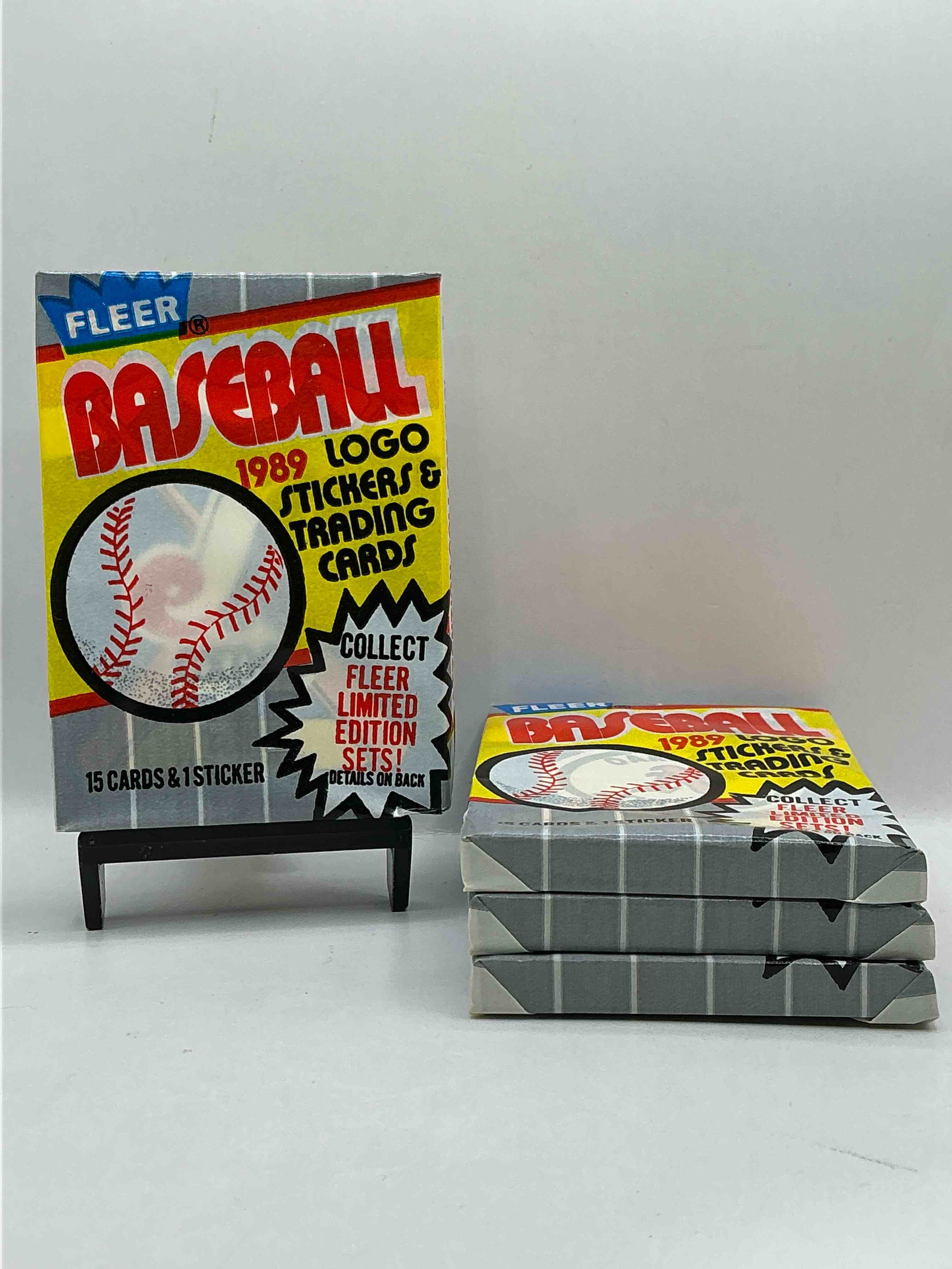 Loaded! 1989 Fleer Baseball Fifteen Card Pack, Direct From Original Retail Case!This Is The Place To Search For Ken Griffey Jr's True Fleer Rookie Card #548 (PSA 10 Value $175+) & Billy Ripken & Randy Johnson Rookie Error Cards Worth Thousands! Getting Harder & Harder To Find!