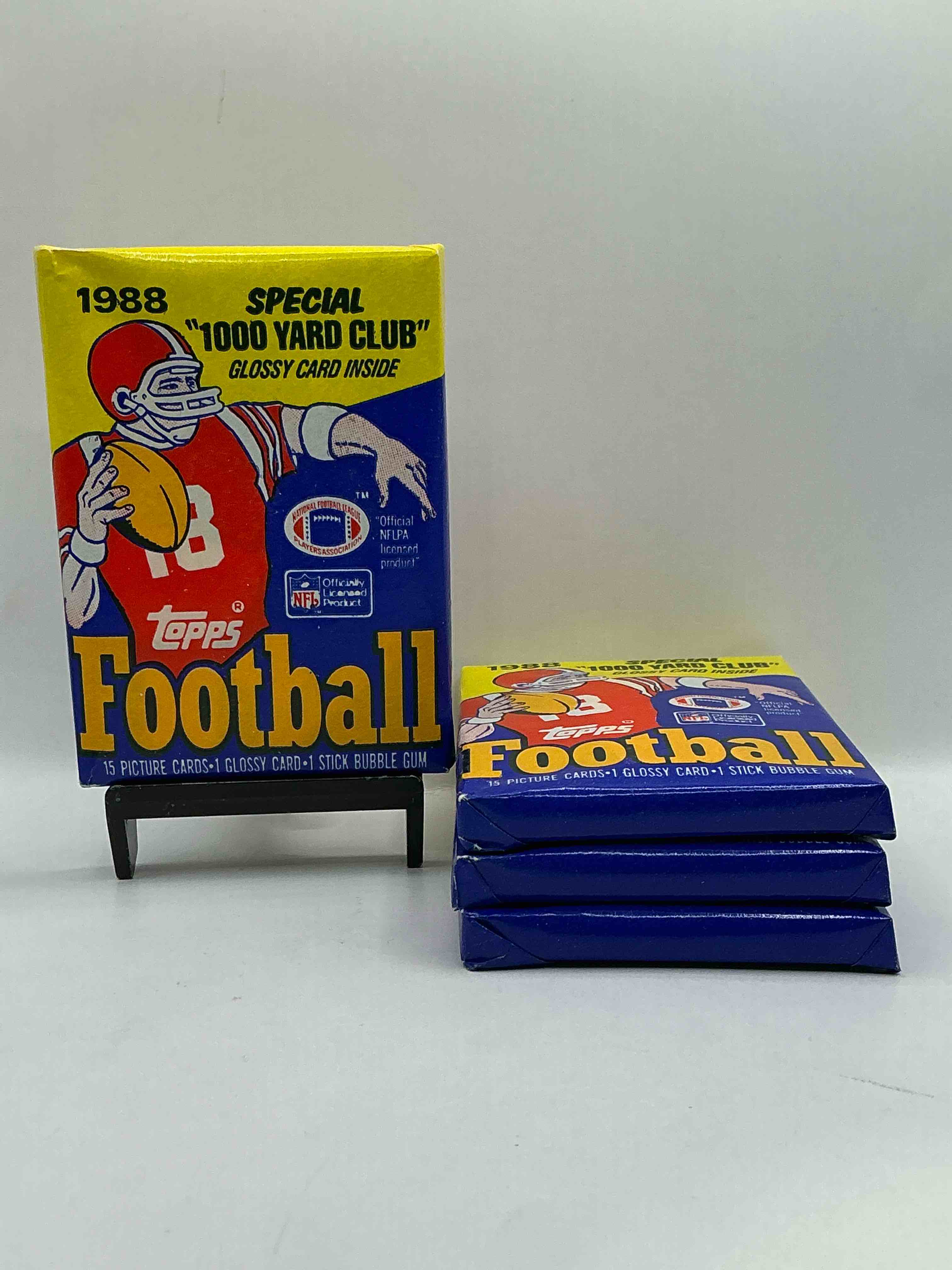 Bo Jackson Rookie? 1988 Topps Football Unopened Sports Card Collectible Wax Pack, Direct From Original Retail Case! What A Great Year! Search For All The 80's Stars... Early Jerry Rice, Joe Montana and Bo Jackson Rookie #327 (PSA 10 Value $1,000)! 1988 Topps Football Is Getting Harder & Harder To Find Due To The High Value OF The Bo Jackson Rookie. Happy Hunting!