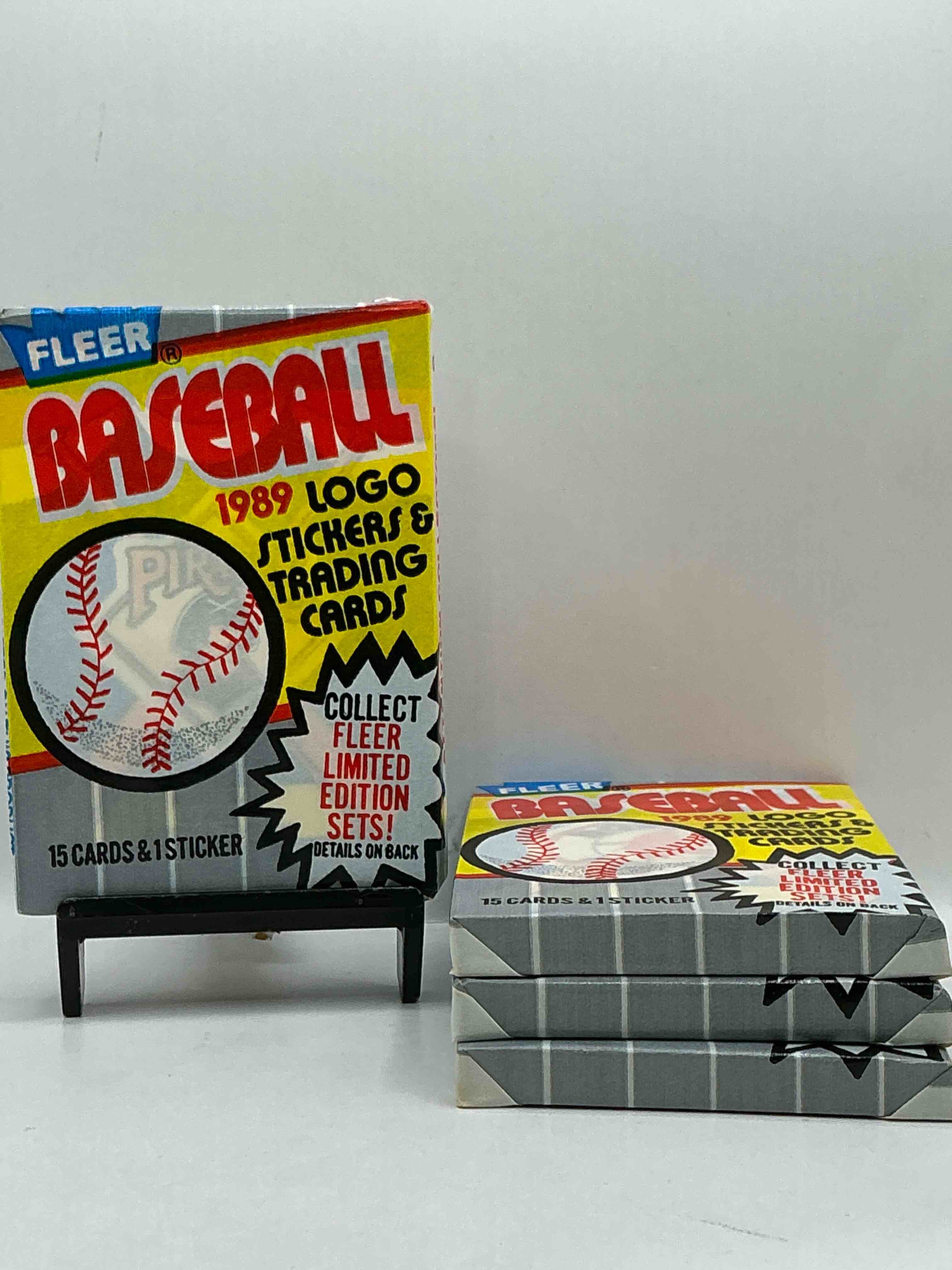 Loaded! 1989 Fleer Baseball Fifteen Card Pack, Direct From Original Retail Case!This Is The Place To Search For Ken Griffey Jr's True Fleer Rookie Card #548 (PSA 10 Value $175+) & Billy Ripken & Randy Johnson Rookie Error Cards Worth Thousands! Getting Harder & Harder To Find!