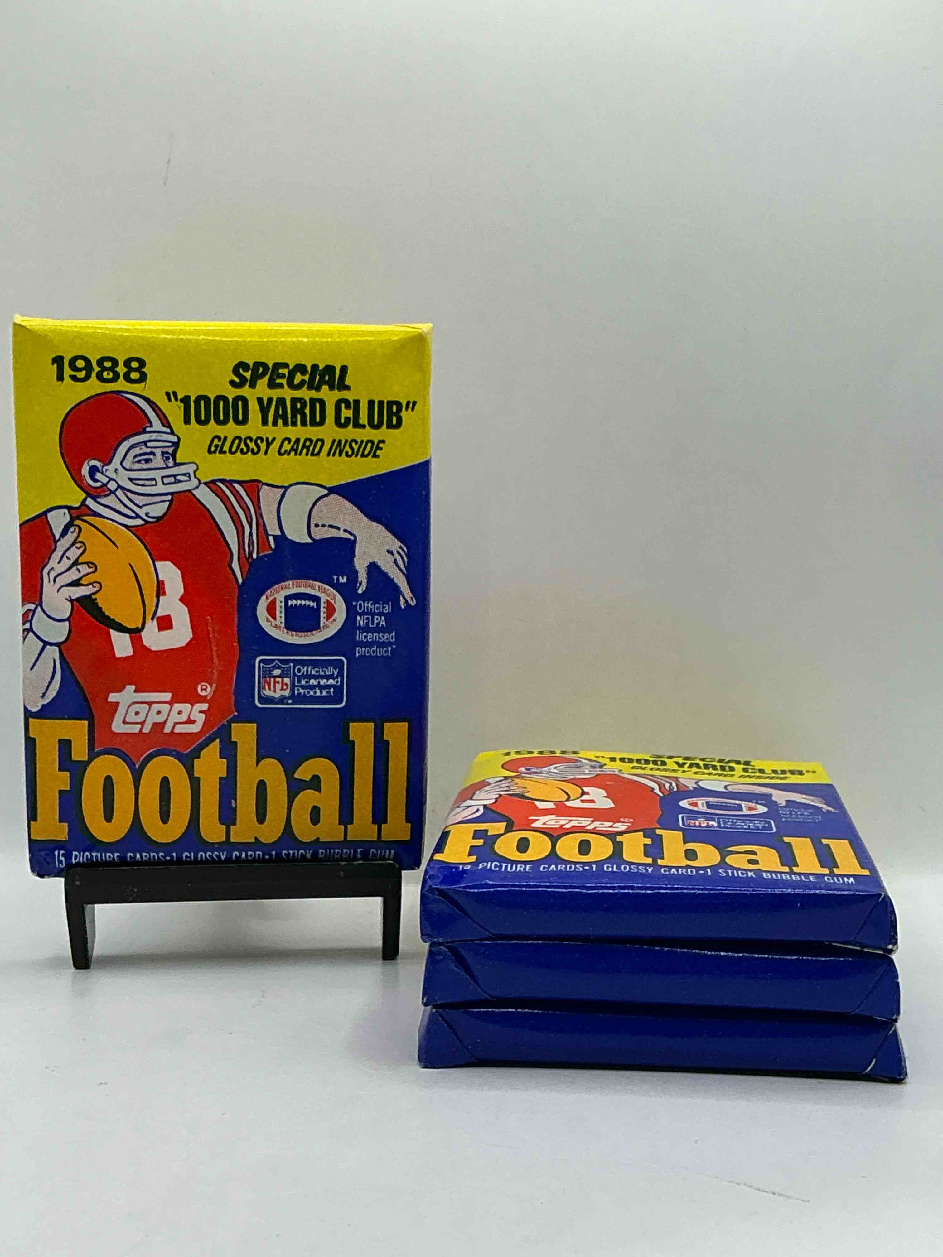 Bo Jackson Rookie? 1988 Topps Football Unopened Sports Card Collectible Wax Pack, Direct From Original Retail Case! What A Great Year! Search For All The 80's Stars... Early Jerry Rice, Joe Montana and Bo Jackson Rookie #327 (PSA 10 Value $1,000)! 1988 Topps Football Is Getting Harder & Harder To Find Due To The High Value OF The Bo Jackson Rookie. Happy Hunting!