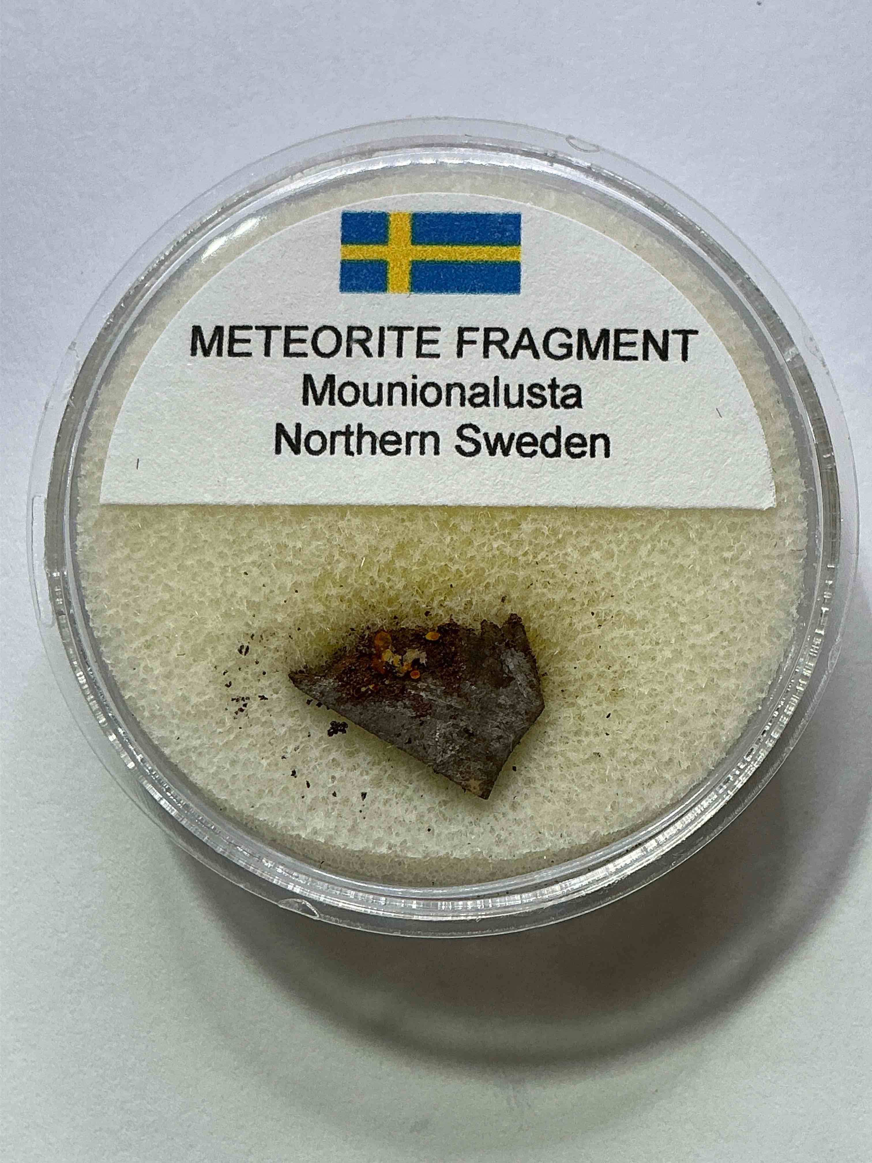 Authentic Meteorite Fragment! Genuine Meteorite Piece Found In 1906 Close To The Border Of FINLAND! Authentic & Rare! 