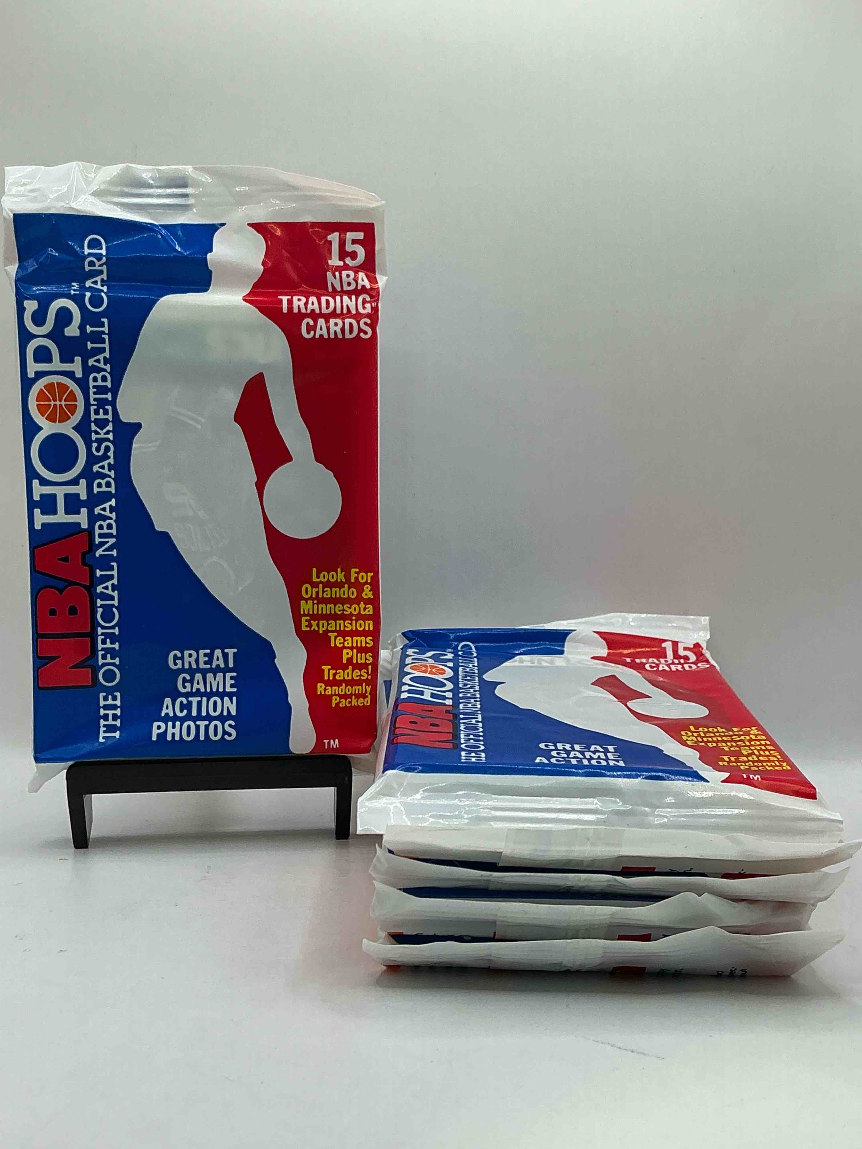 1989 Wow Valuable Michael Jordan?! Getting Very Rare! 1989/90 NBA Hoops Sealed Pack, Direct From Original Retail Case! Search For Valuable Michael Jordan #200 (PSA 10 Value Approx $200) & David Robinson's ONLY True Rookie Card #138 (PSA 10 Value $300) This Year Also Has Many Other Iconic Cards From Magic Johnson, Larry Bird & Too Many Others To List 1989 NBA Hoops Has Exploded in The Collector Market As It's The First Year Of NBA Hoops Production, & Only One Of Two Sets Produced in 1989 Don't Miss Out, Getting Very Rare!