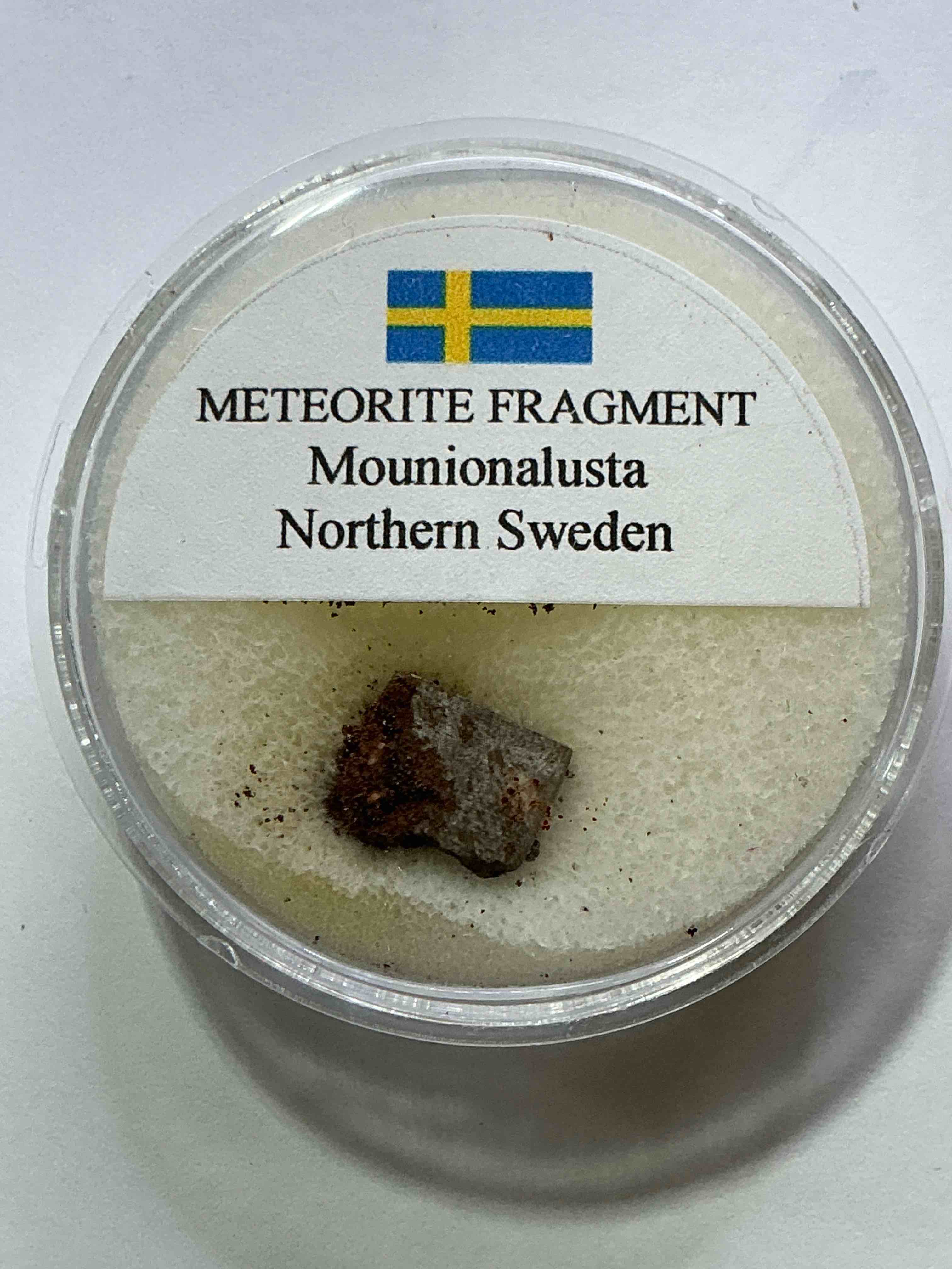 Authentic Meteorite Fragment! Genuine Meteorite Piece Found In 1906 Close To The Border Of FINLAND! Authentic & Rare! 