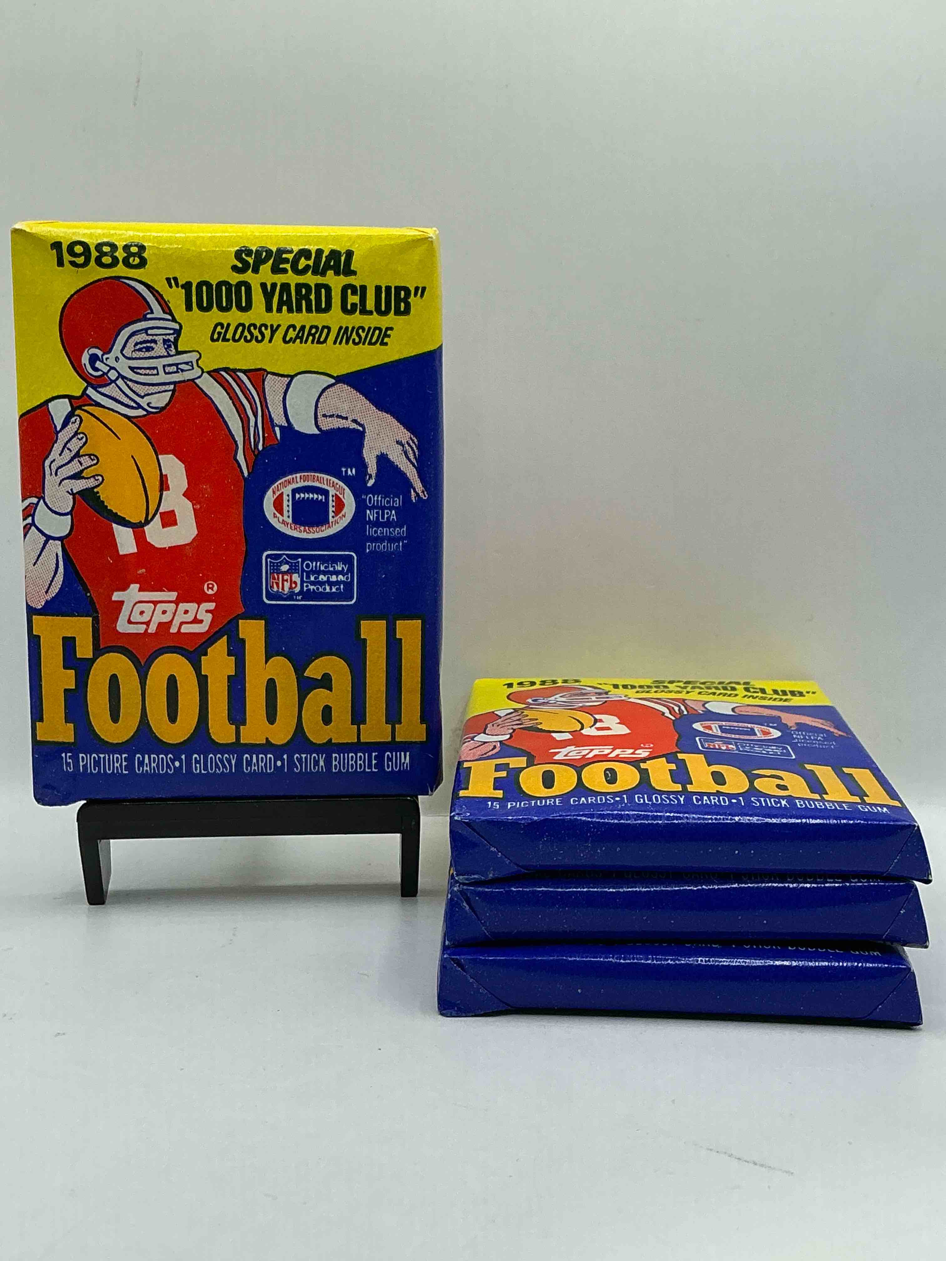 Bo Jackson Rookie? 1988 Topps Football Unopened Sports Card Collectible Wax Pack, Direct From Original Retail Case! What A Great Year! Search For All The 80's Stars... Early Jerry Rice, Joe Montana and Bo Jackson Rookie #327 (PSA 10 Value $1,000)! 1988 Topps Football Is Getting Harder & Harder To Find Due To The High Value OF The Bo Jackson Rookie. Happy Hunting!