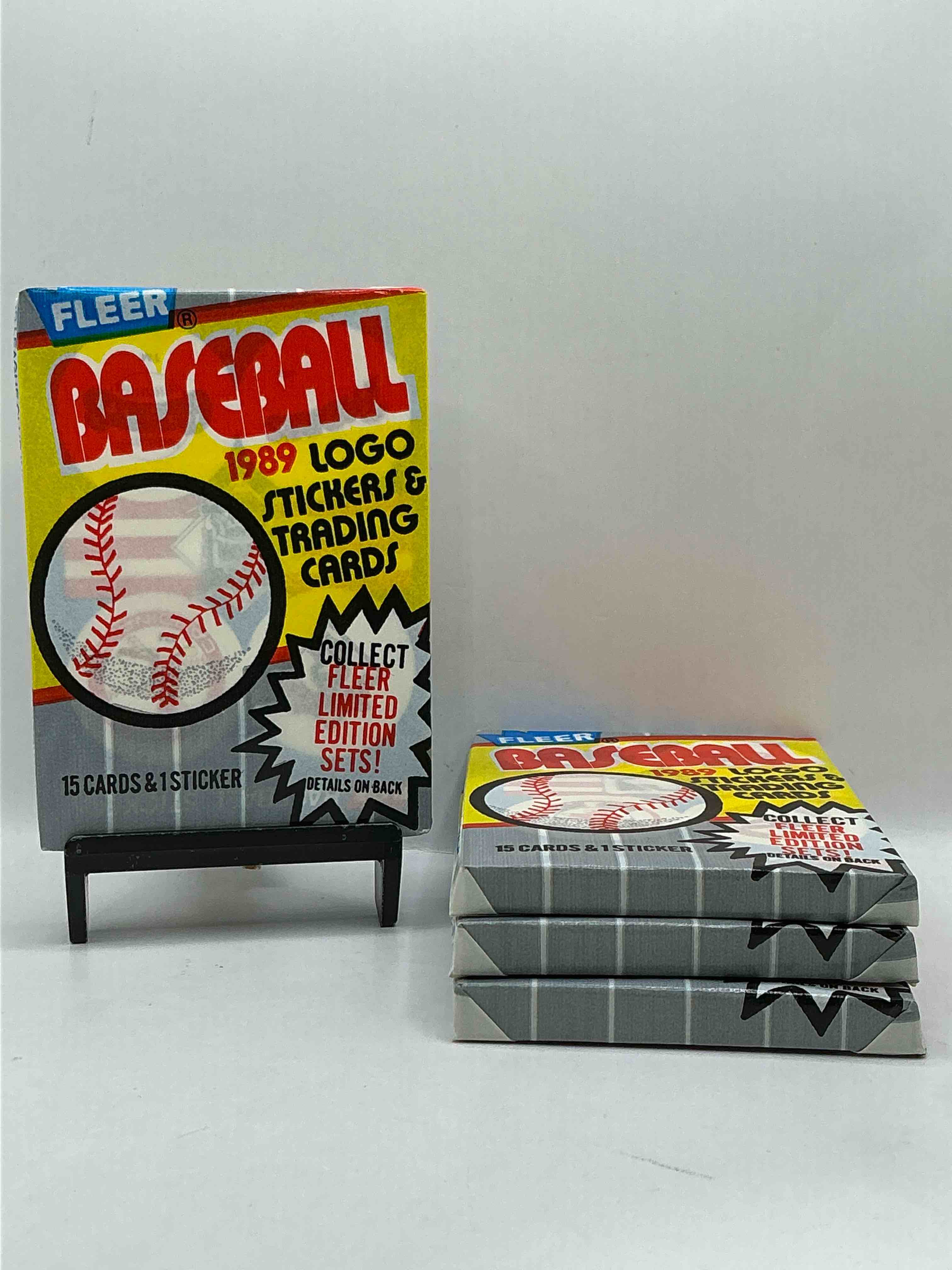 Loaded! 1989 Fleer Baseball Fifteen Card Pack, Direct From Original Retail Case!This Is The Place To Search For Ken Griffey Jr's True Fleer Rookie Card #548 (PSA 10 Value $175+) & Billy Ripken & Randy Johnson Rookie Error Cards Worth Thousands! Getting Harder & Harder To Find!