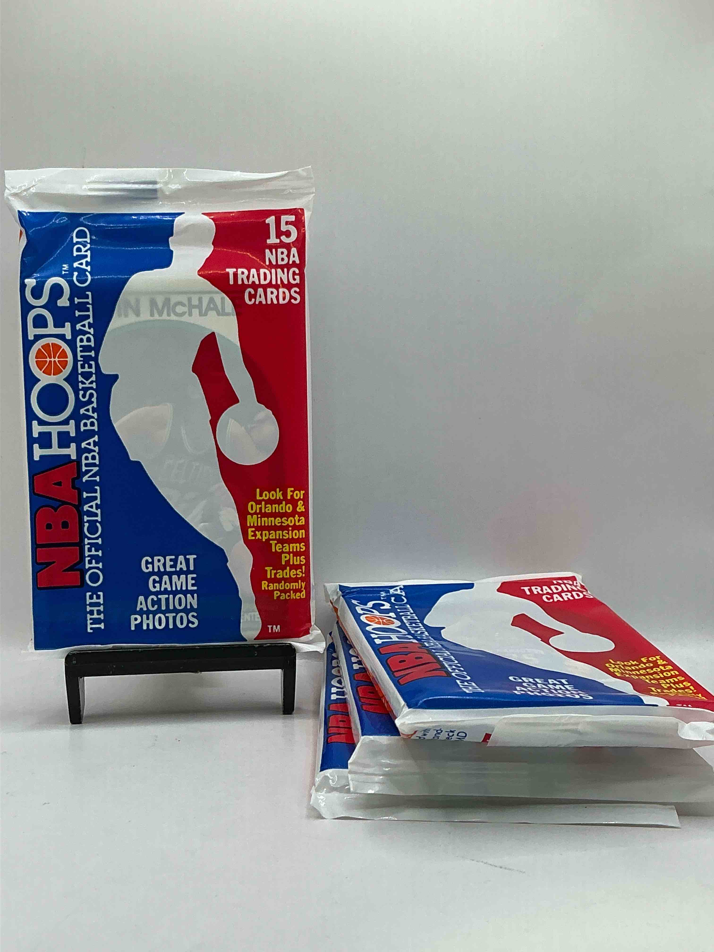 1989 Wow Valuable Michael Jordan?! Getting Very Rare! 1989/90 NBA Hoops Sealed Pack, Direct From Original Retail Case! Search For Valuable Michael Jordan #200 (PSA 10 Value Approx $200) & David Robinson's ONLY True Rookie Card #138 (PSA 10 Value $300) This Year Also Has Many Other Iconic Cards From Magic Johnson, Larry Bird & Too Many Others To List 1989 NBA Hoops Has Exploded in The Collector Market As It's The First Year Of NBA Hoops Production, & Only One Of Two Sets Produced in 1989 Don't Miss Out, Getting Very Rare!
