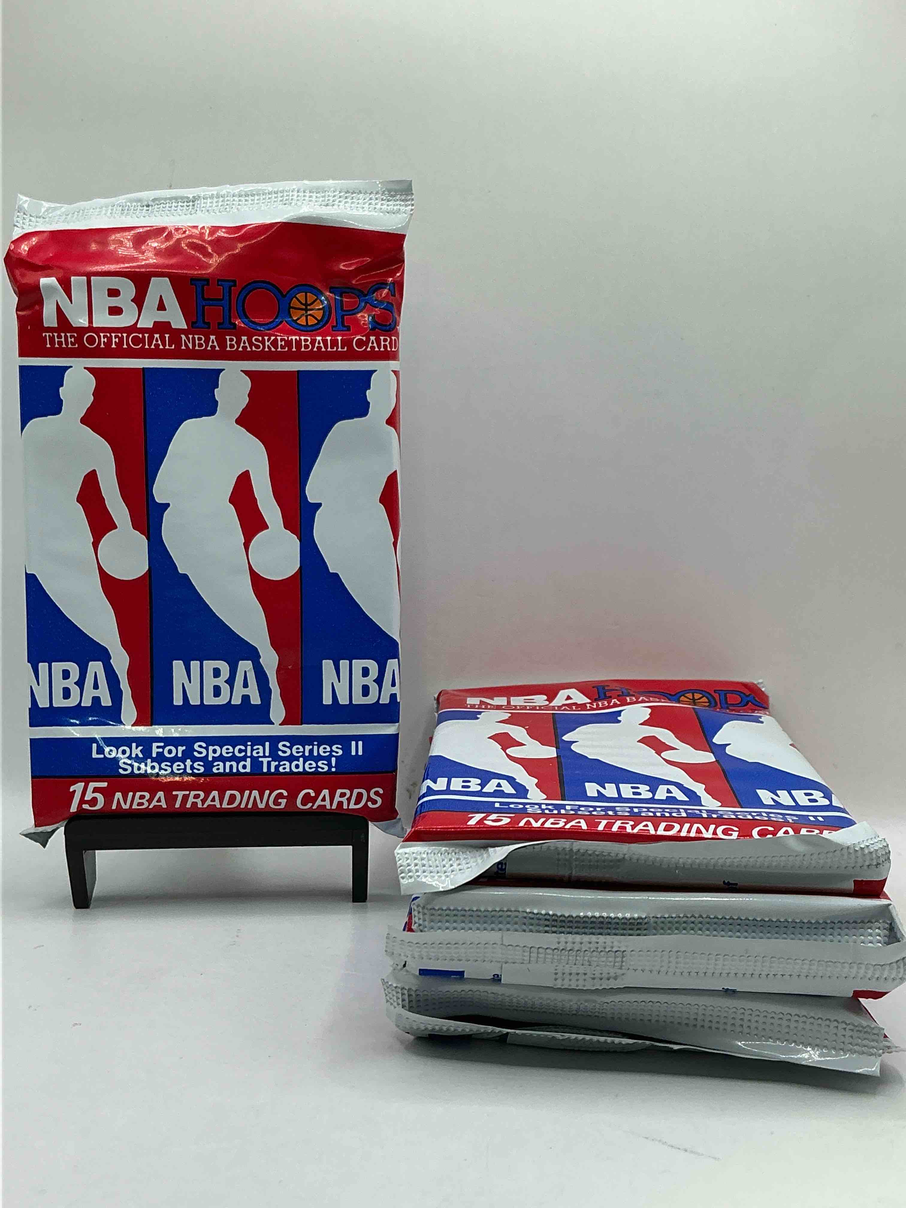 Michael Jordan?! Wow, Vintage 1990/91 NBA Hoops RARE Red Series Two Sealed Sports Card & Collectible Pack, Direct From Original Factory Sealed Retail Case!Series 2 Extremely Hard To Find & Includes Sought After Subsets! Look For Many Valuable Cards Such As Michael Jordan #65 (PSA 10 Value $225) & So Much More!