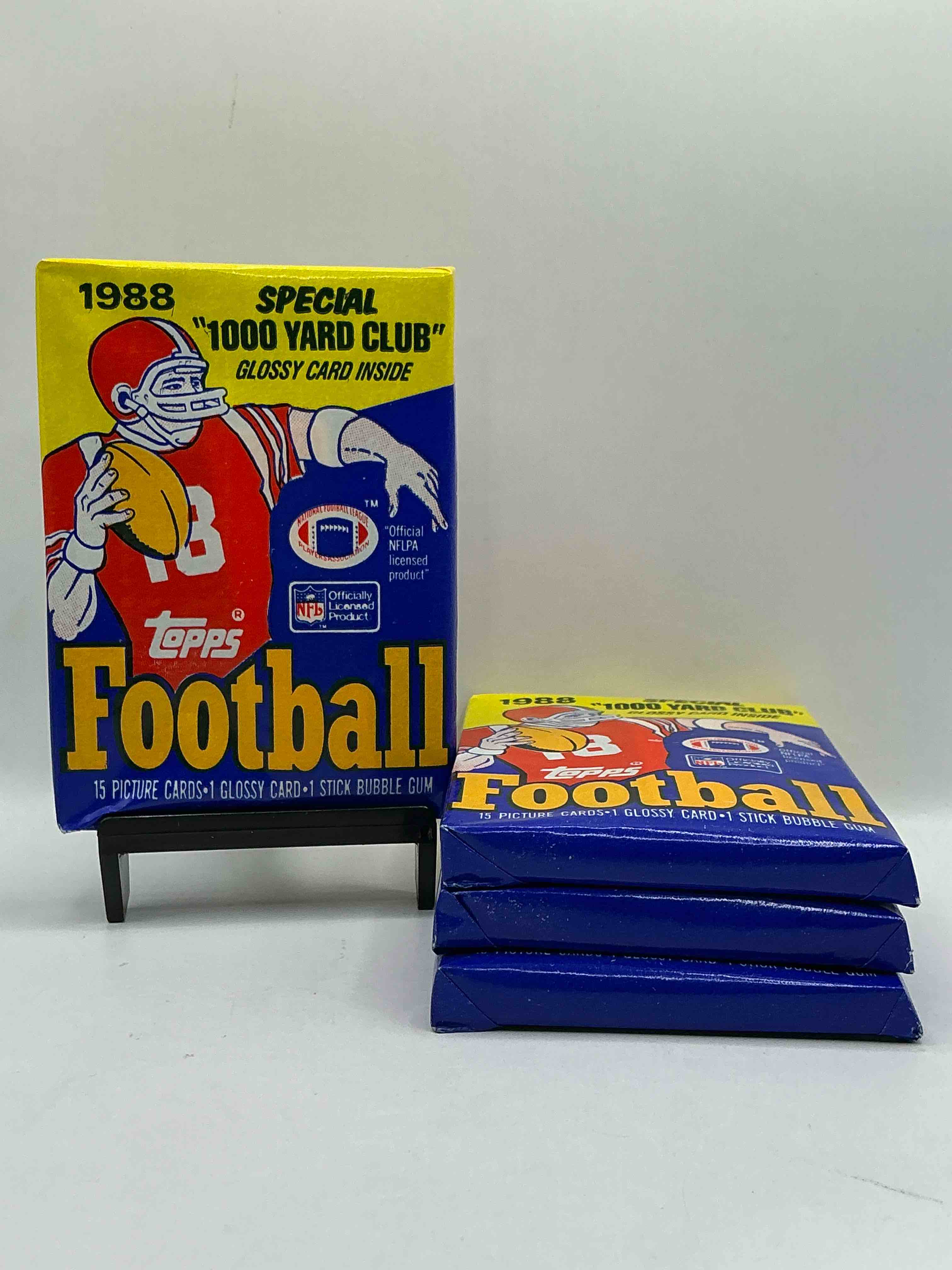 Bo Jackson Rookie? 1988 Topps Football Unopened Sports Card Collectible Wax Pack, Direct From Original Retail Case! What A Great Year! Search For All The 80's Stars... Early Jerry Rice, Joe Montana and Bo Jackson Rookie #327 (PSA 10 Value $1,000)! 1988 Topps Football Is Getting Harder & Harder To Find Due To The High Value OF The Bo Jackson Rookie. Happy Hunting!