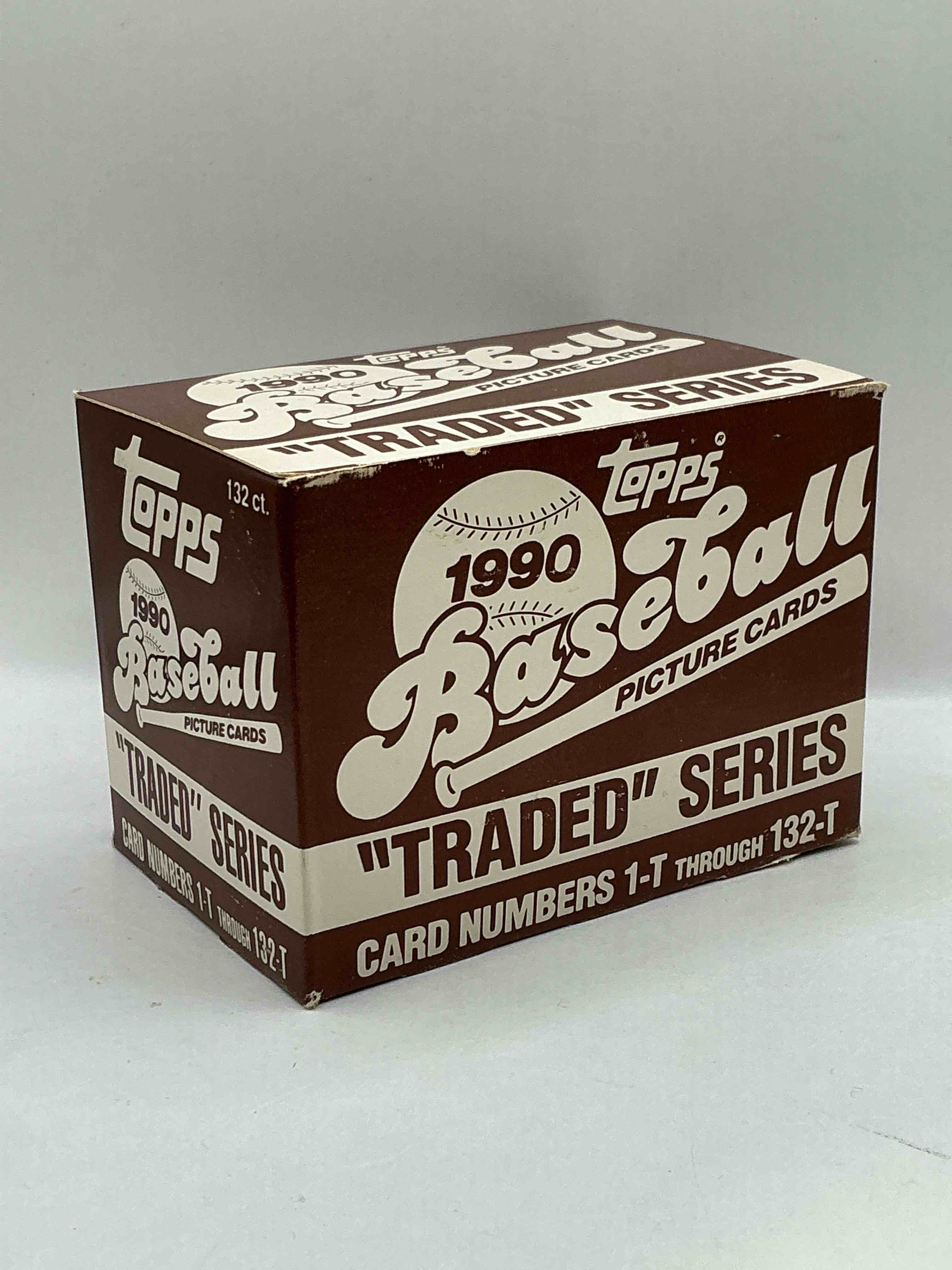 1990 Topps Traded 132 Card Set! Baseball Bonanza! Rare Topps Traded Baseball Set From 1990, Look For Legends & Rookies!