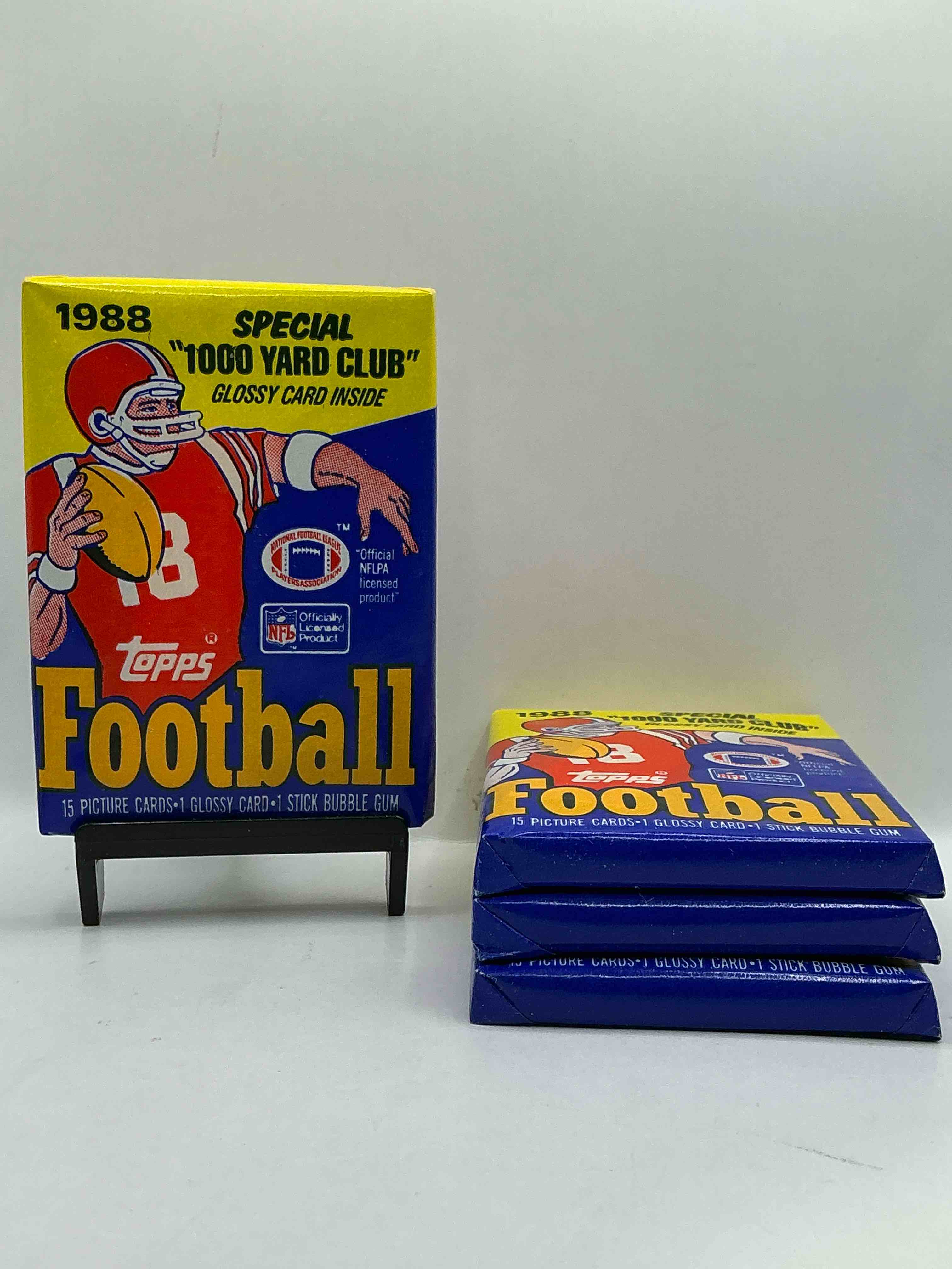Bo Jackson Rookie? 1988 Topps Football Unopened Sports Card Collectible Wax Pack, Direct From Original Retail Case! What A Great Year! Search For All The 80's Stars... Early Jerry Rice, Joe Montana and Bo Jackson Rookie #327 (PSA 10 Value $1,000)! 1988 Topps Football Is Getting Harder & Harder To Find Due To The High Value OF The Bo Jackson Rookie. Happy Hunting!
