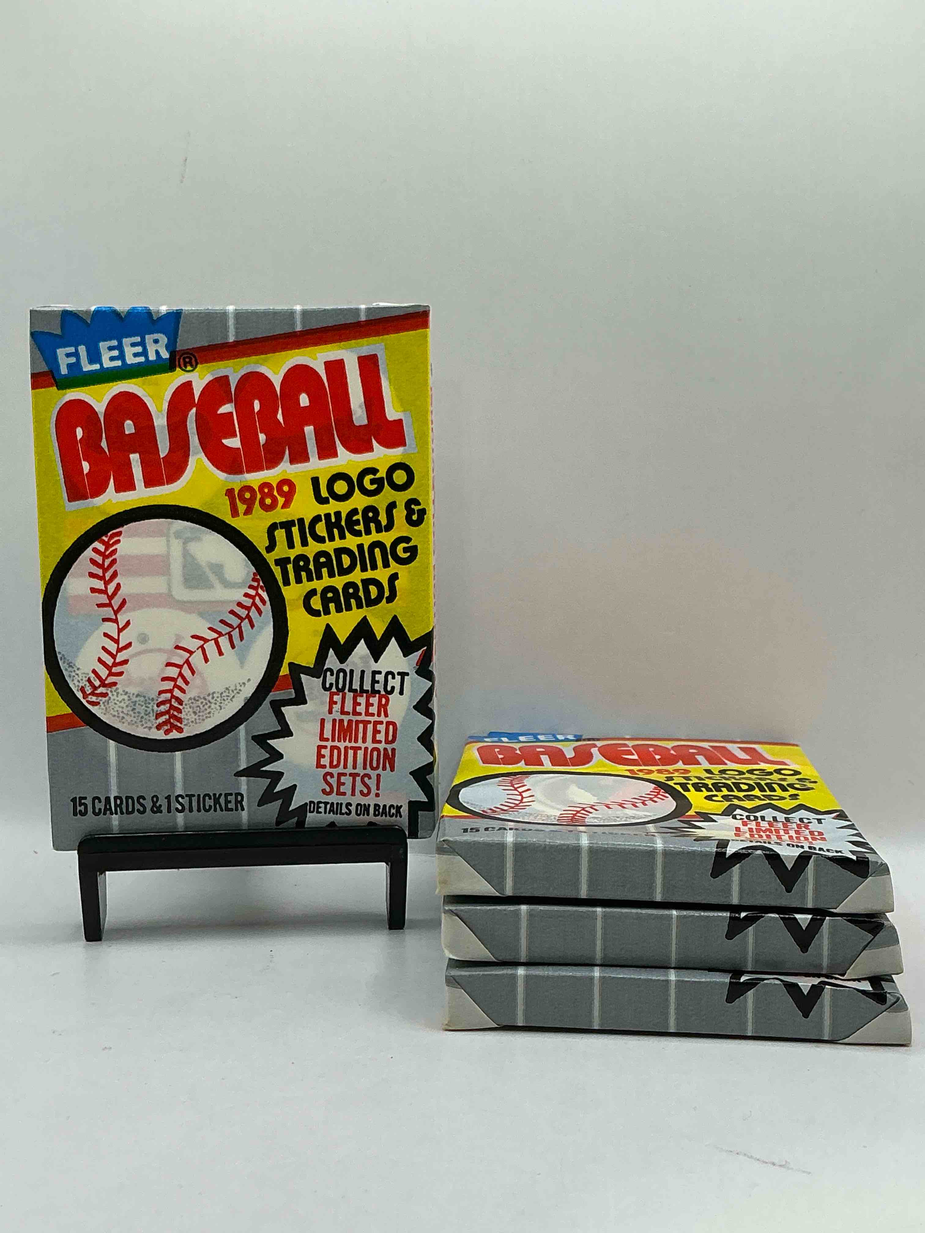 Loaded! 1989 Fleer Baseball Fifteen Card Pack, Direct From Original Retail Case!This Is The Place To Search For Ken Griffey Jr's True Fleer Rookie Card #548 (PSA 10 Value $175+) & Billy Ripken & Randy Johnson Rookie Error Cards Worth Thousands! Getting Harder & Harder To Find!