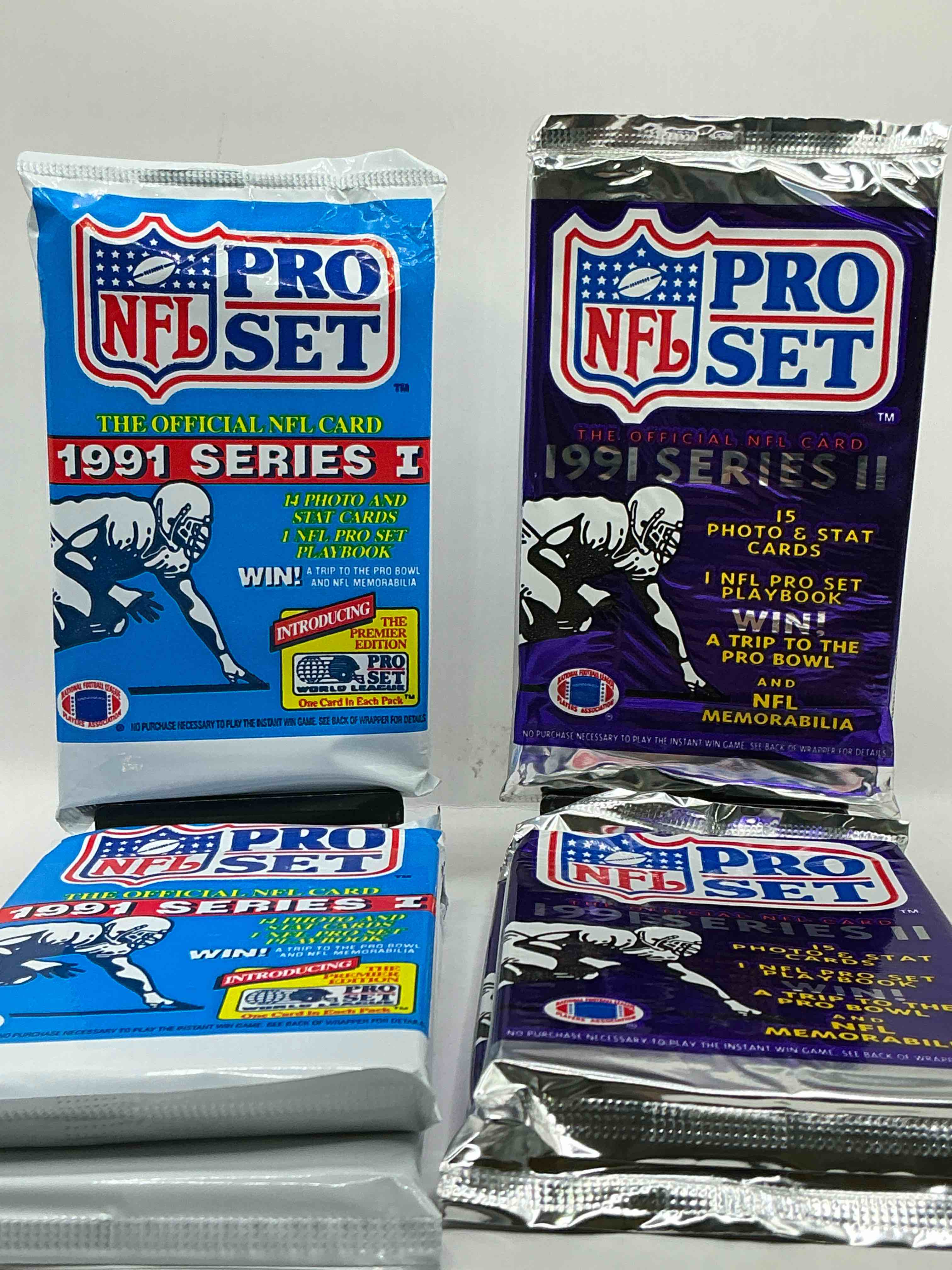 Wow! 1991 Pro Set Football Sealed Card Pack, Direct From Original Retail Case!Highly Sought After By Collectors As This Year Is Loaded With High Profile Cards!Search For Cards From Barry Sanders, Deion Sanders, Troy Aikman, Michael Irvin & Much More! Getting Hard To Find!