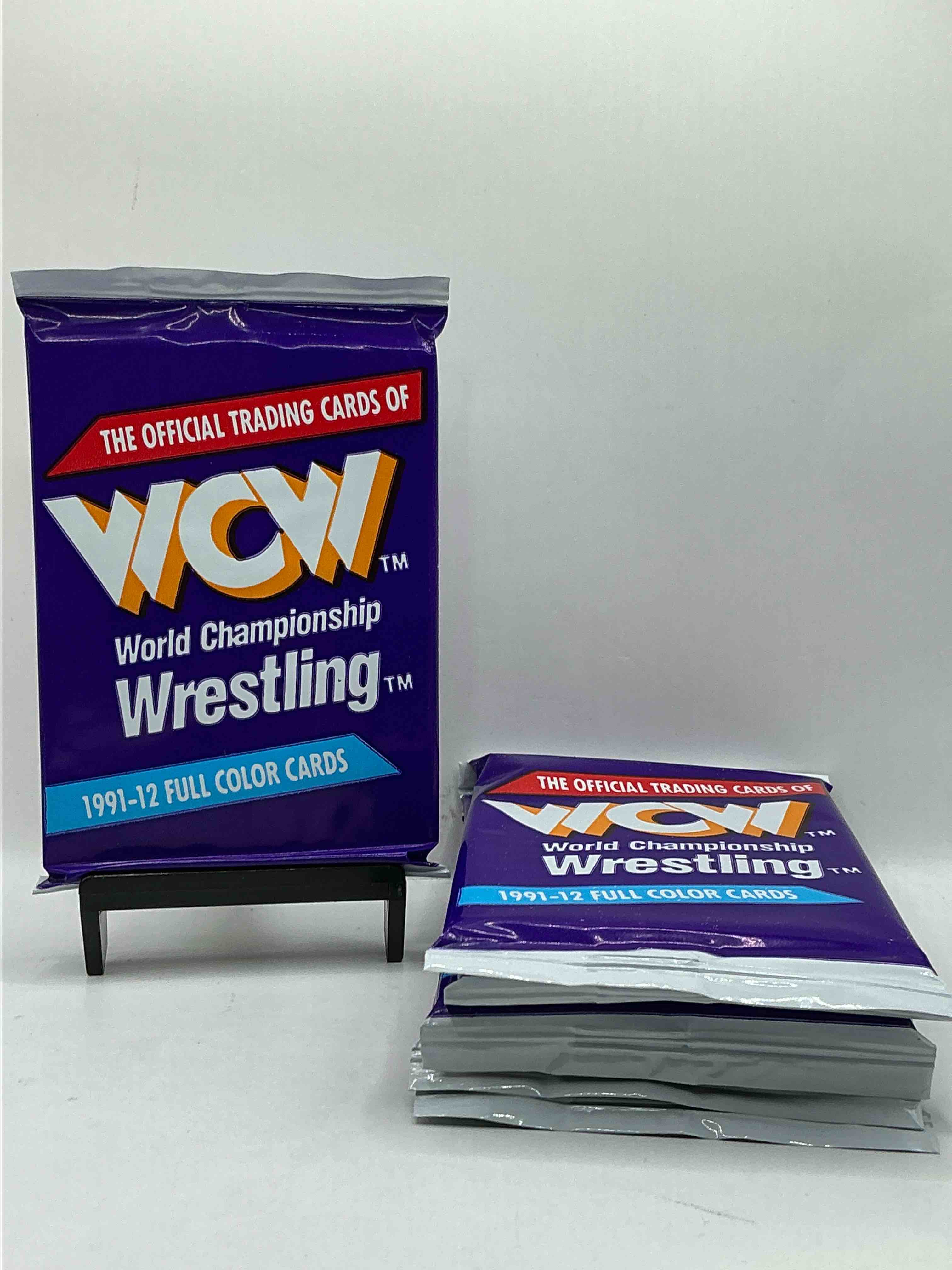 Wrestling Rarity! 1991-92 WCW World Wrestling Championship Card Sealed Pack, Direct From Original Retail Case! Own A Piece Of History... Ric Flair, Sting, All Your Retro Favorite Wrestling Stars Are In These Packs That Are Getting Incredibly Rare! Great Memorabilia!